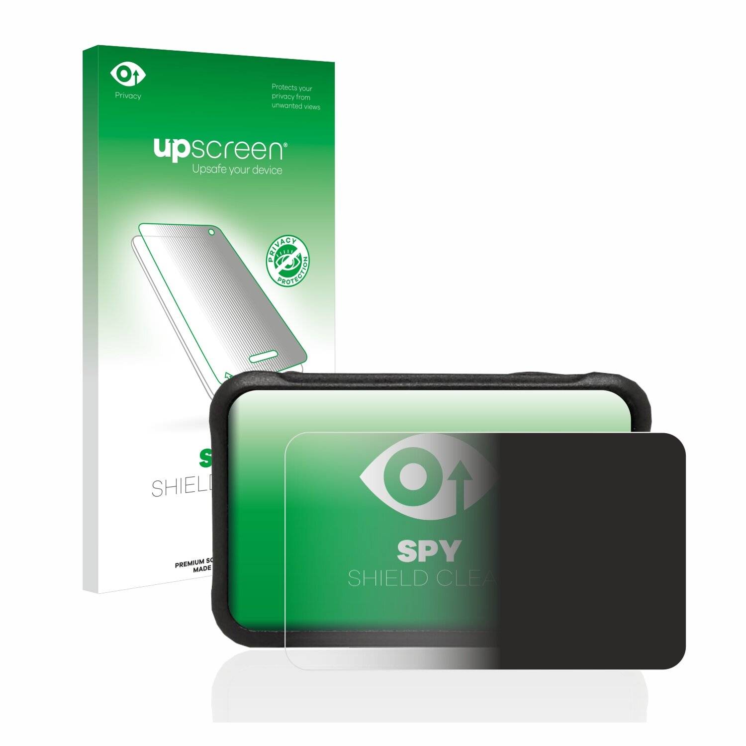 upscreen Spy Shield Clear Premium Blickschutzfolie für Unitech