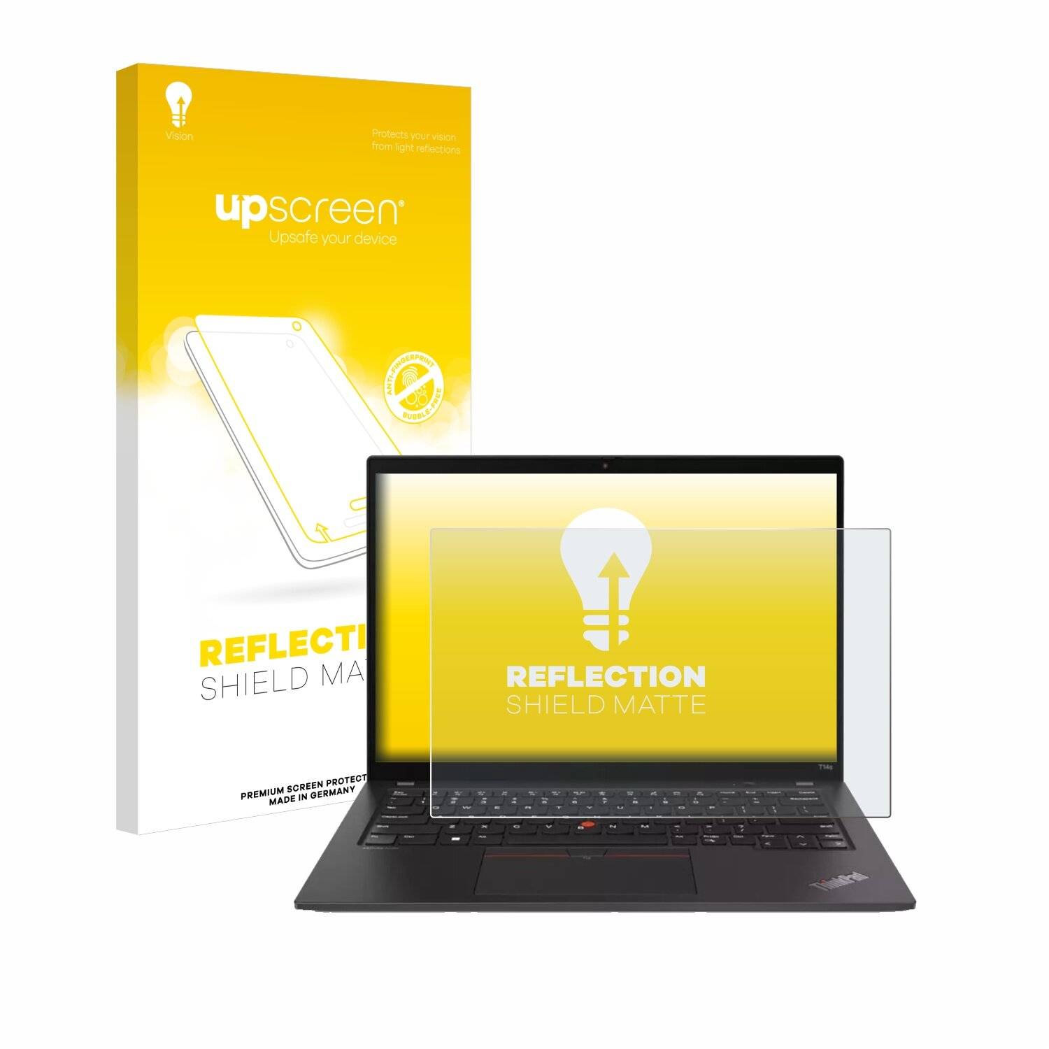 upscreen Reflection Shield Matte Premium Displayschutzfolie für Lenovo ThinkPad T14s Gen