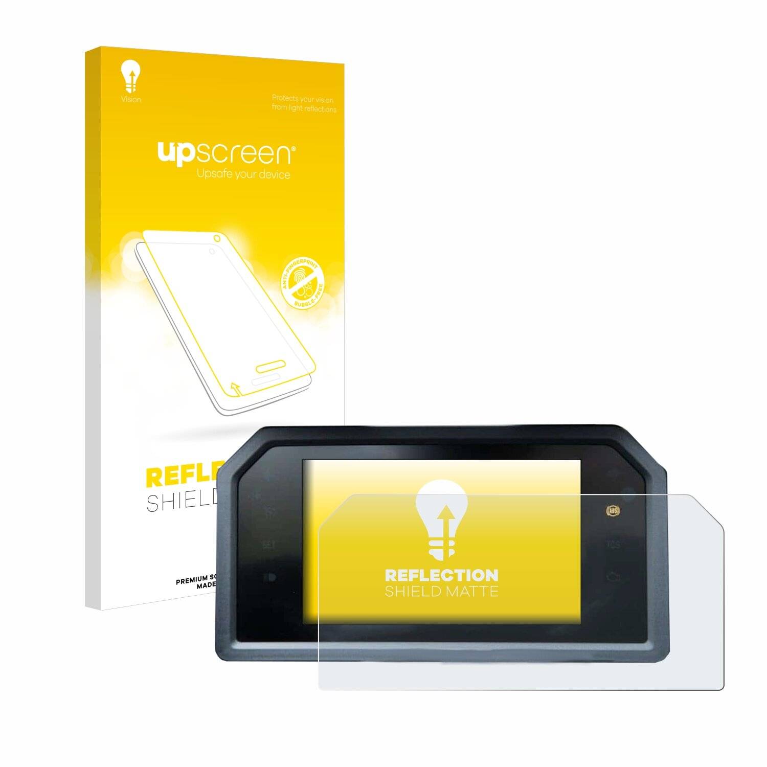 upscreen Reflection Shield Matte Premium Displayschutzfolie für Yamaha Tmax 560