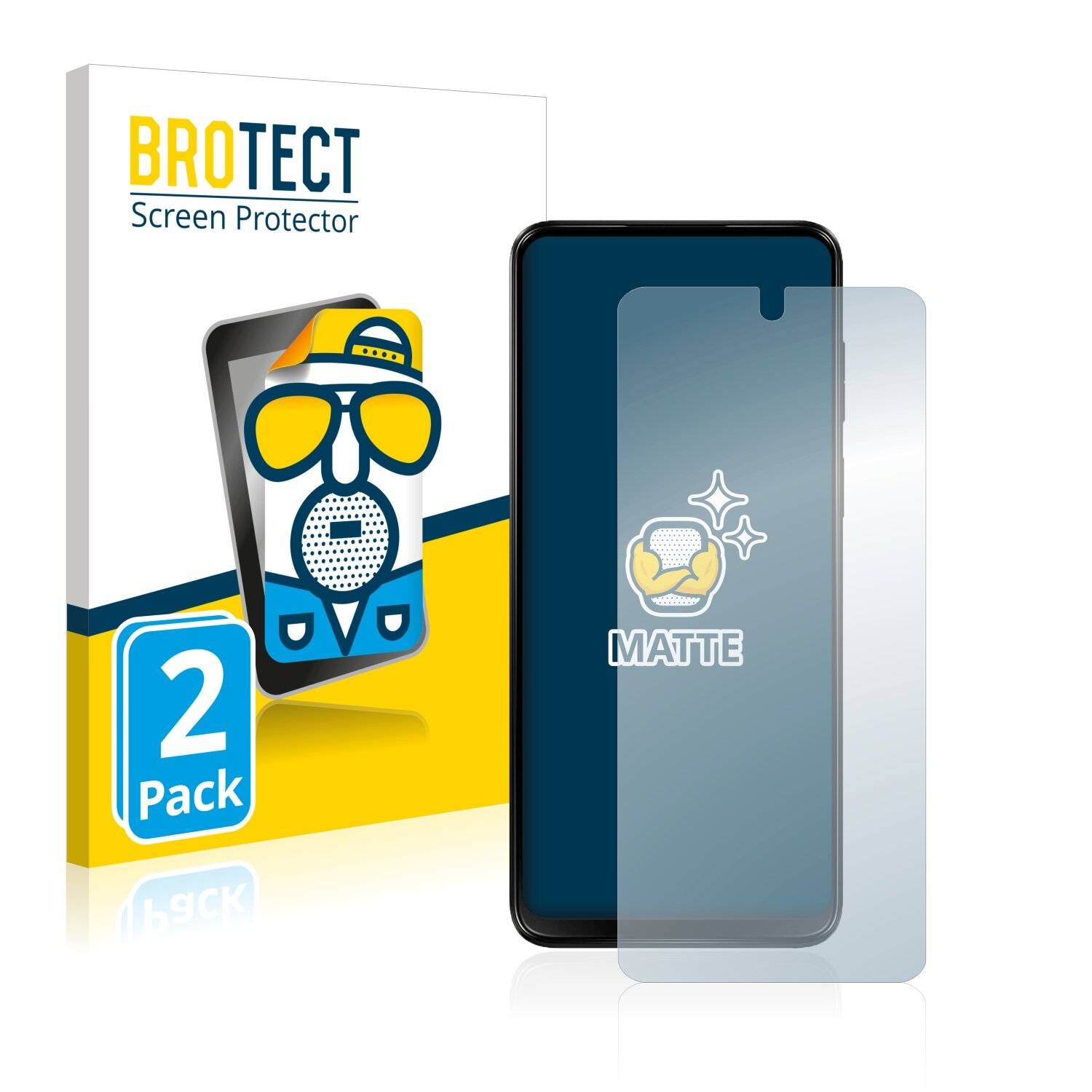 2x BROTECT Matte Displayschutzfolie für Motorola Moto G13 - Entspiegelt,