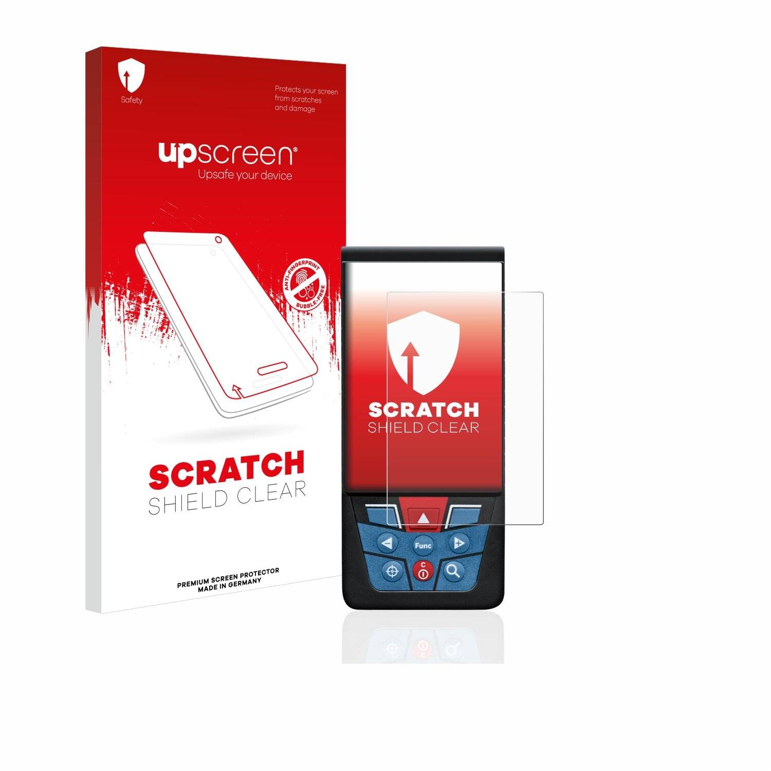 upscreen Scratch Shield Clear Premium Displayschutzfolie für Bosch GLM