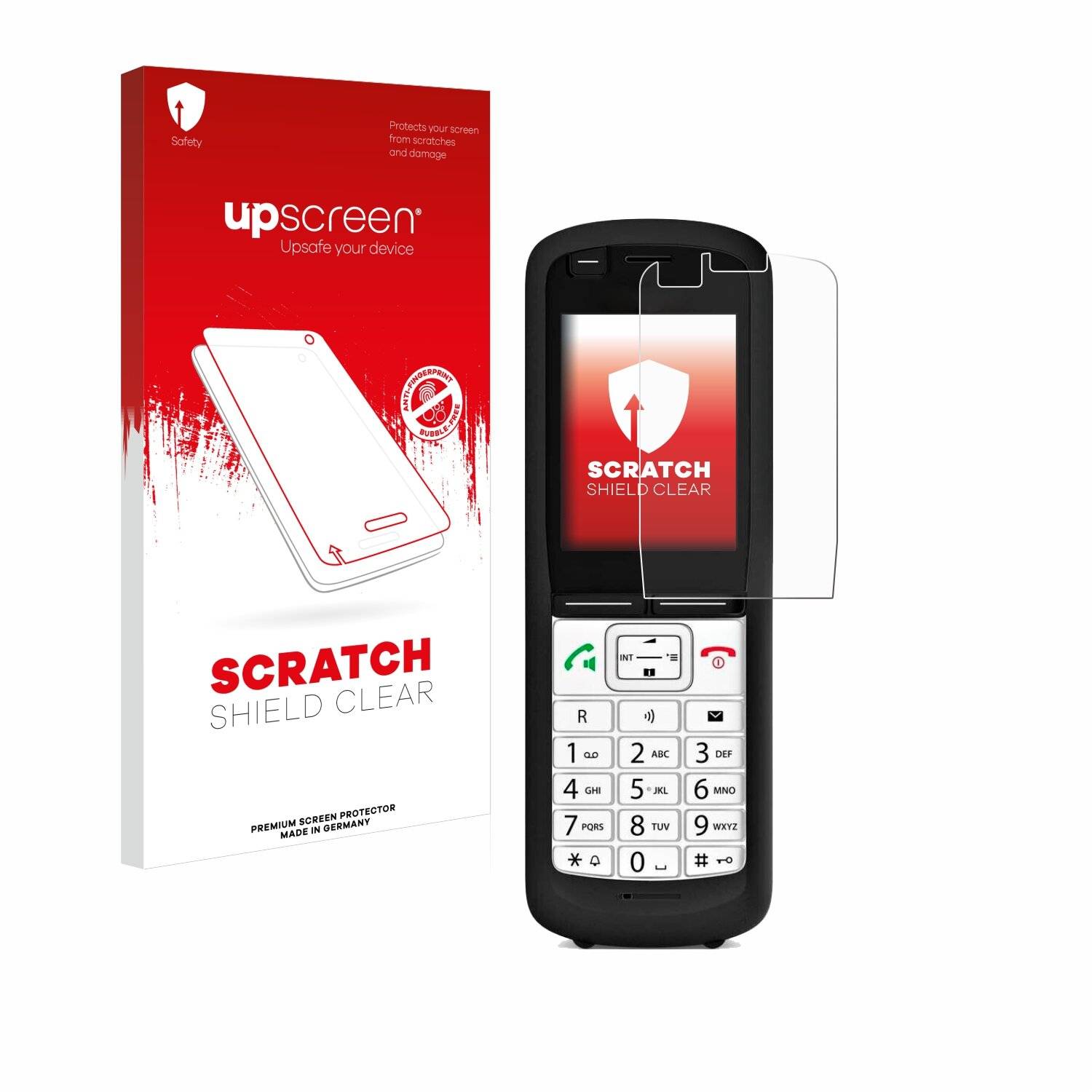 upscreen Scratch Shield Clear Premium Displayschutzfolie für Unify OpenScape DECT Phone