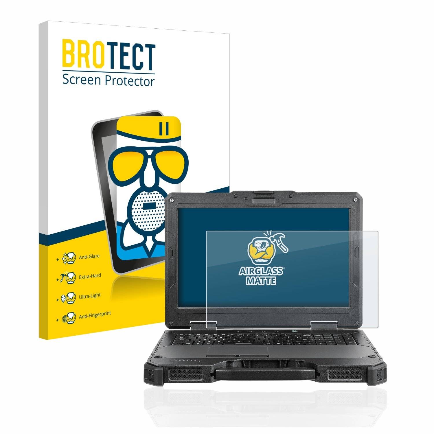 BROTECT AirGlass Matte Schutzglas Folie für Getac X600 /X600