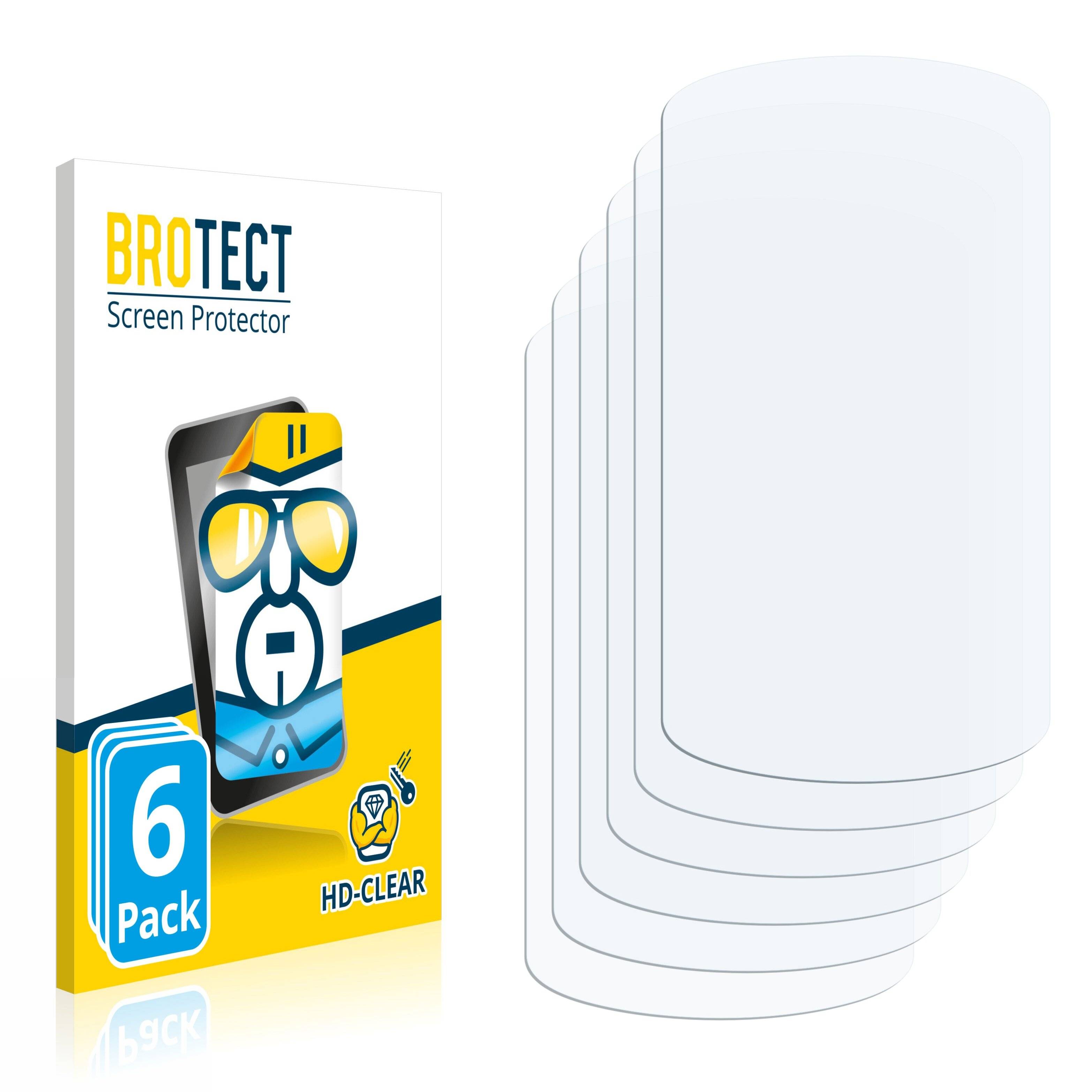 6x BROTECT HD-Clear Displayschutzfolie für Garmin Edge