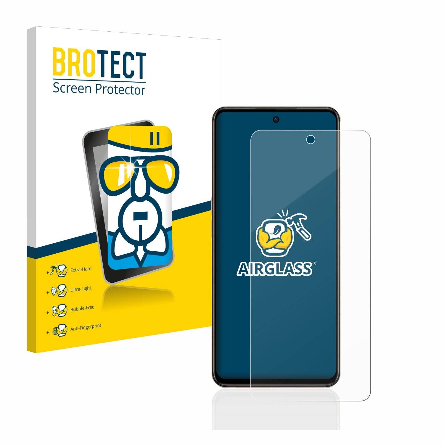 BROTECT AirGlass Schutzglas Folie für Oppo F23