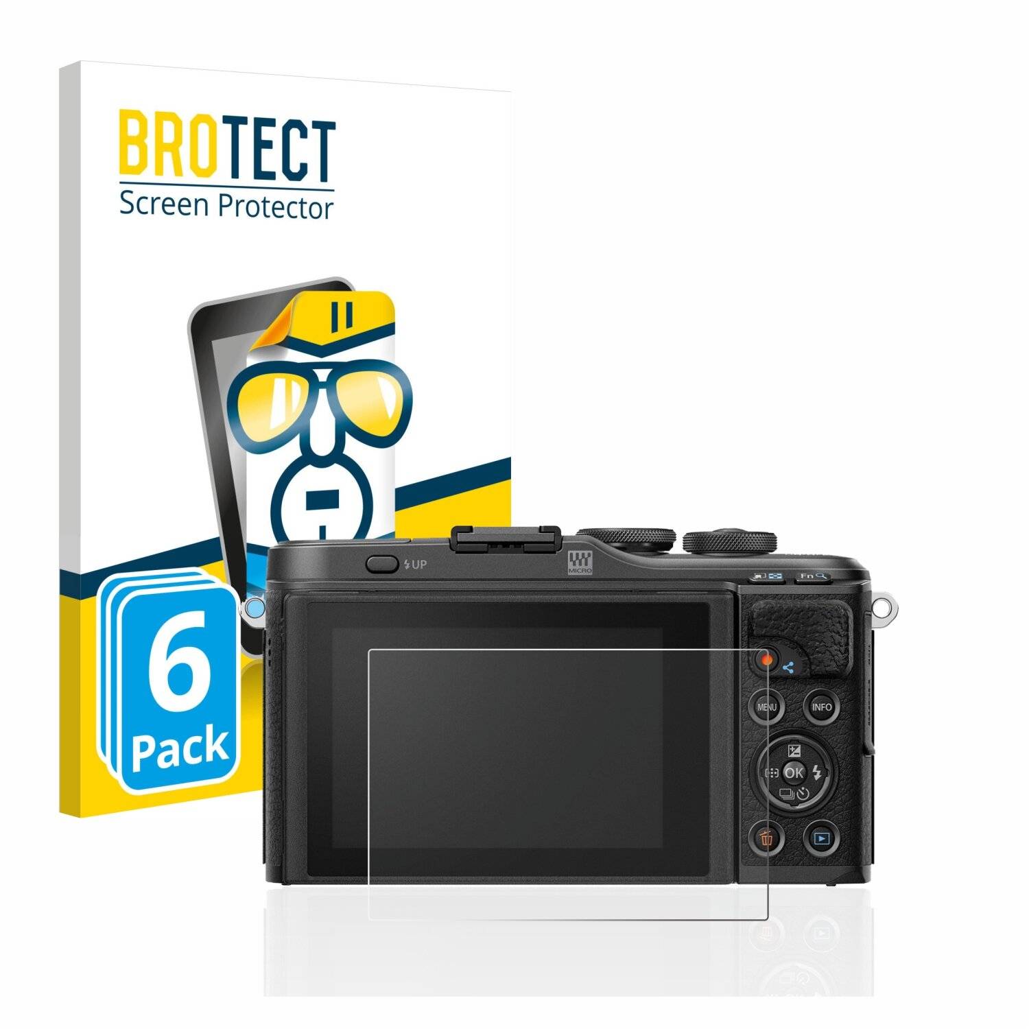 6x BROTECT HD-Clear Displayschutzfolie für Olympus PEN