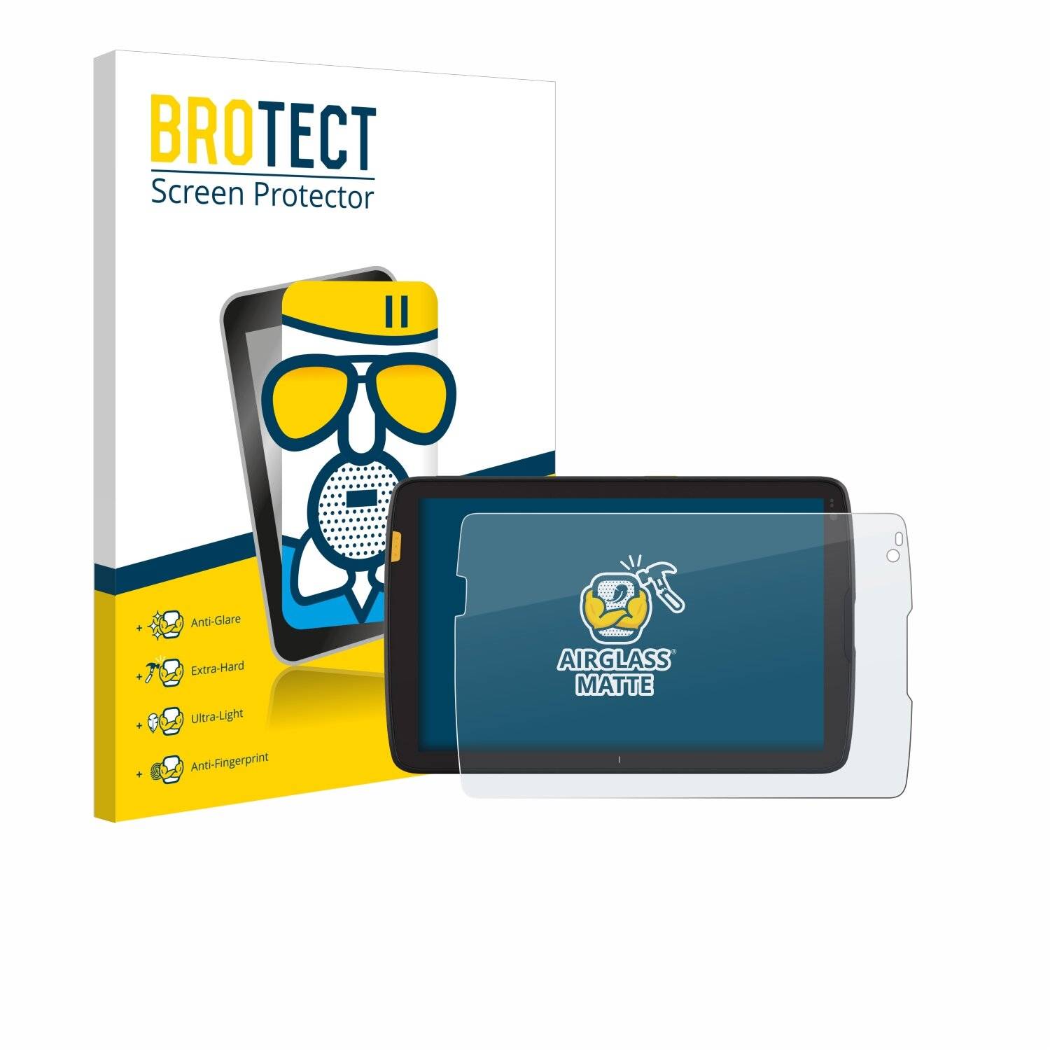 BROTECT AirGlass Matte Schutzglas Folie für Zebra ET40