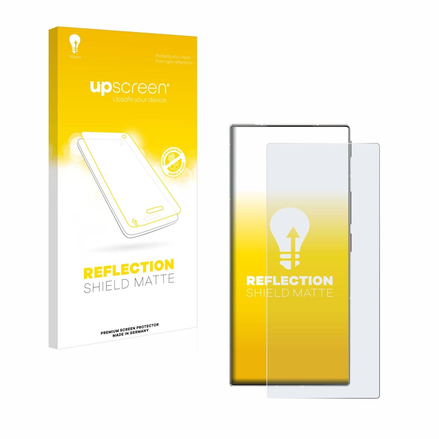 upscreen Reflection Shield Matte Premium Displayschutzfolie für ZTE Nubia Z50