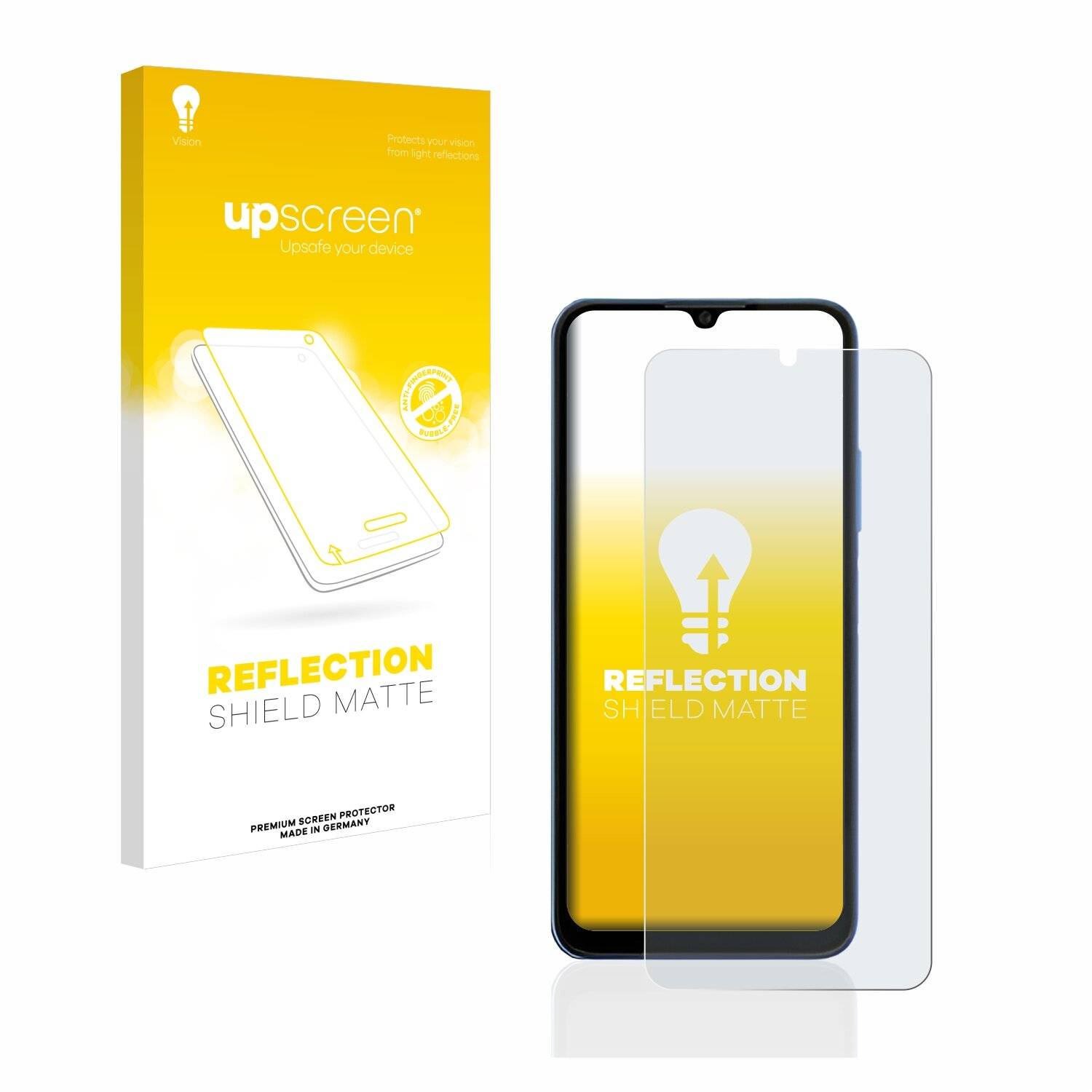 upscreen Reflection Shield Matte Premium Displayschutzfolie für HTC Wildfire E3