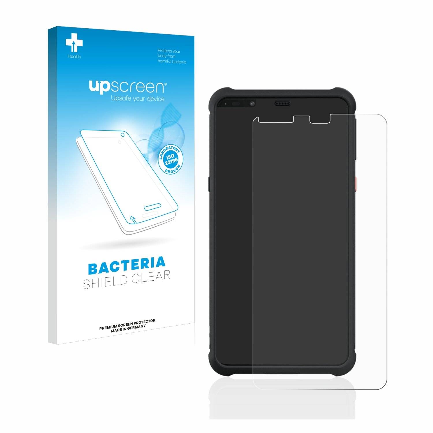 upscreen Bacteria Shield Clear Premium Antibakterielle Displayschutzfolie für Bartec Pixavi