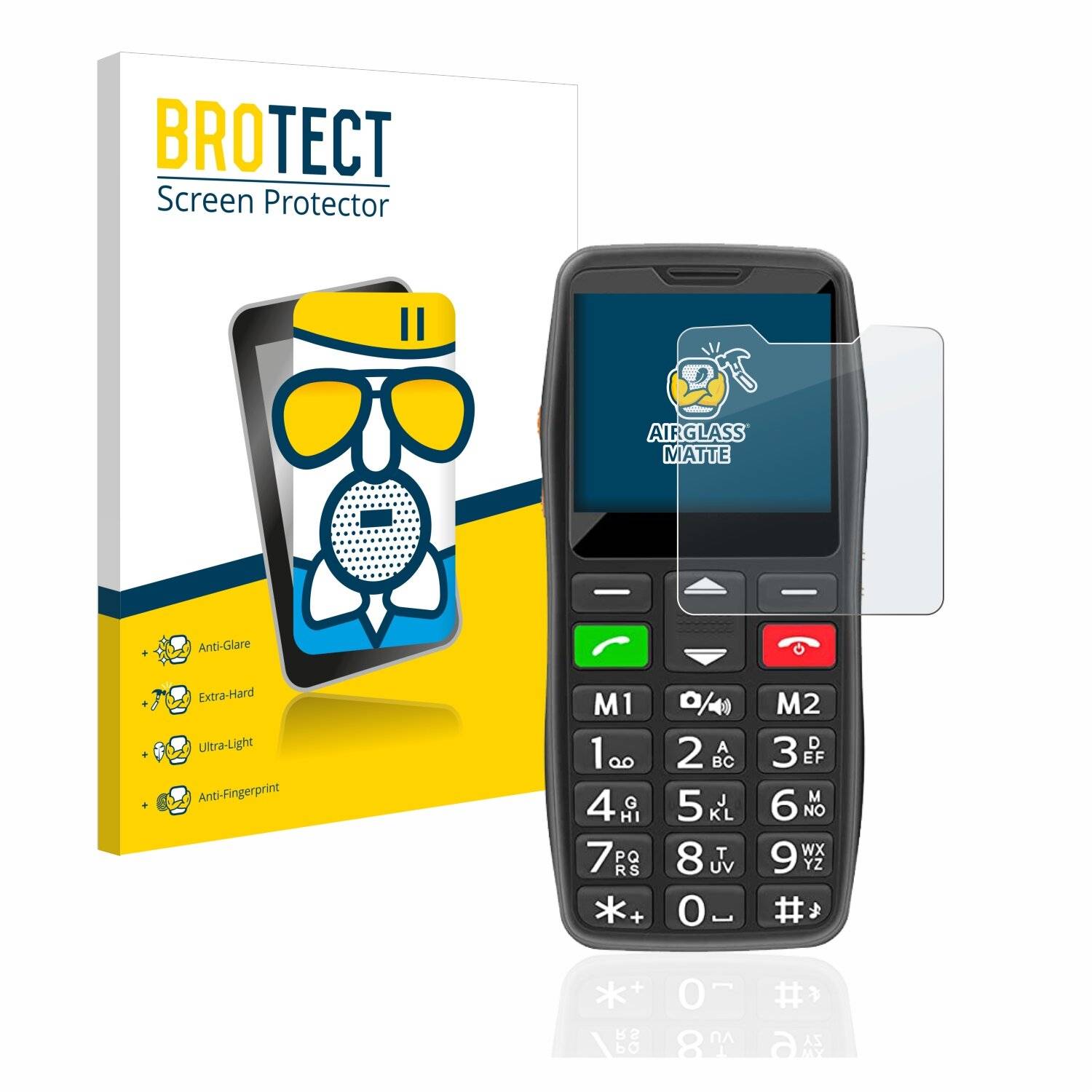 BROTECT AirGlass Matte Schutzglas Folie für TOKVIA