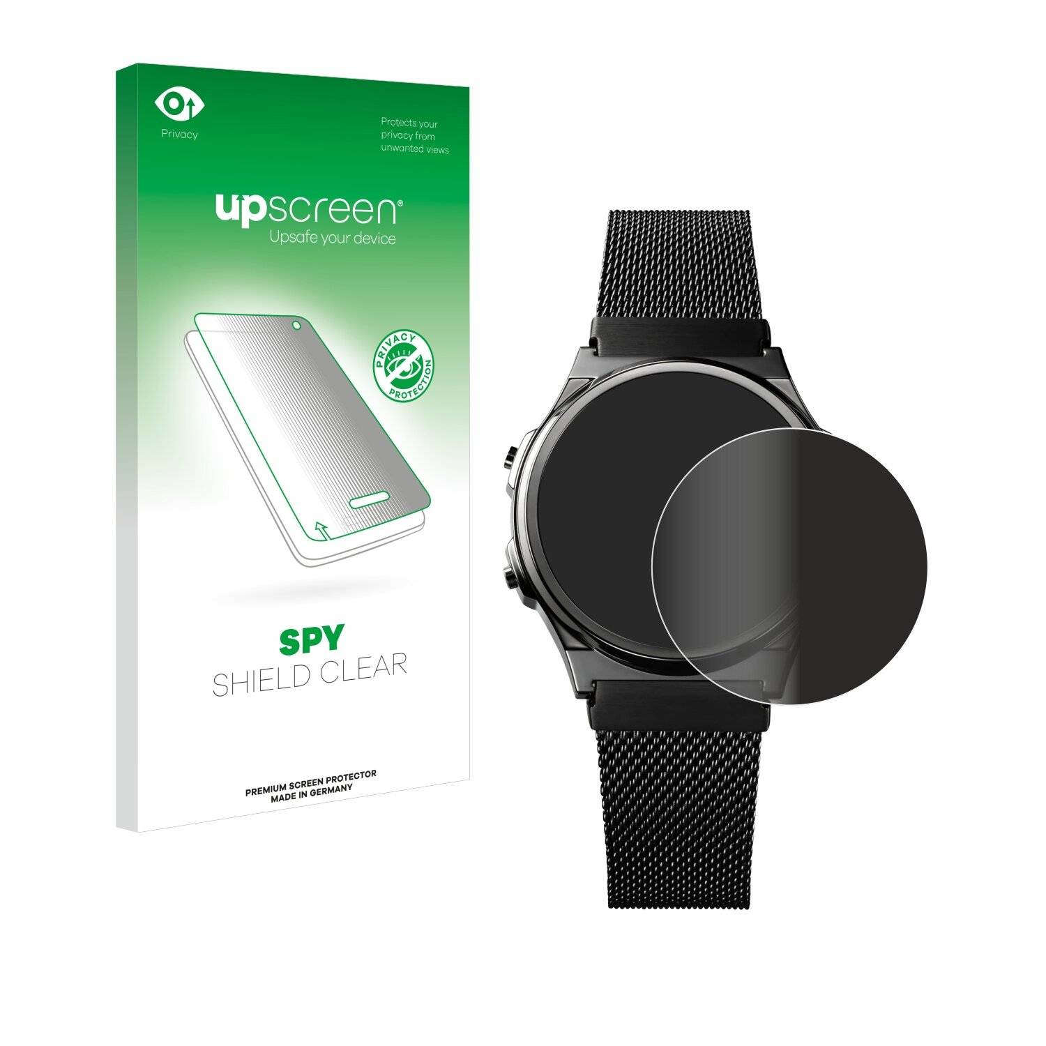 upscreen Spy Shield Clear Premium Blickschutzfolie für Casio