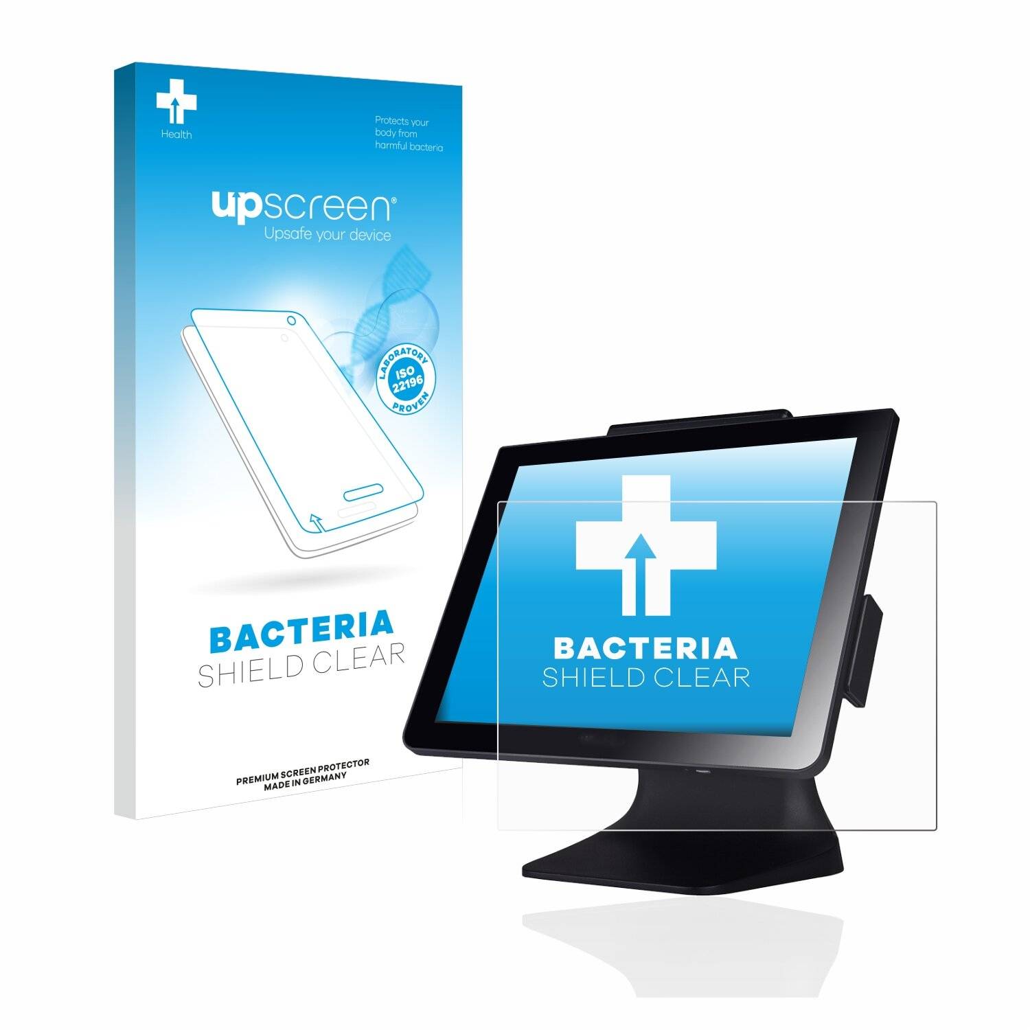 upscreen Bacteria Shield Clear Premium Antibakterielle Displayschutzfolie für Jassway Hades
