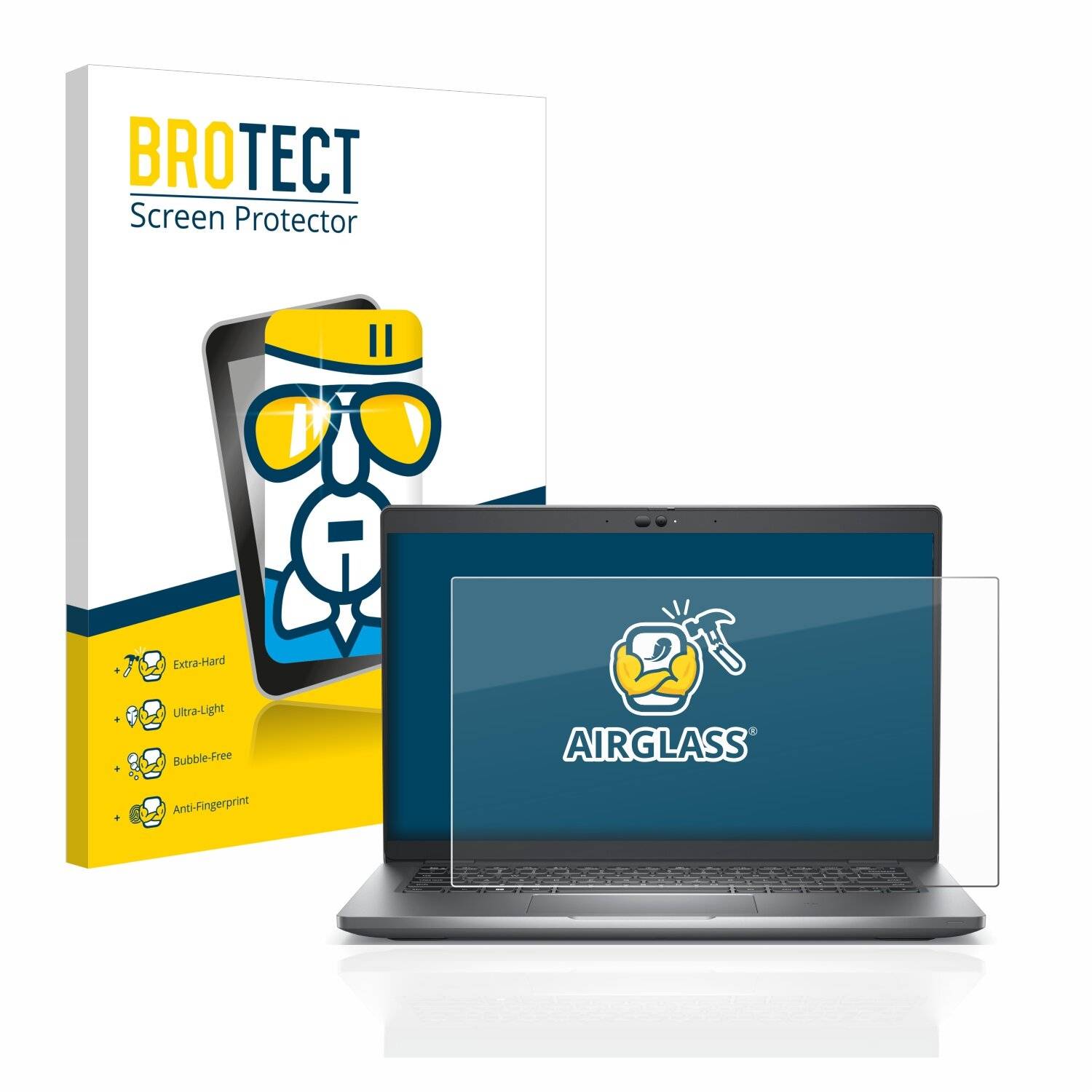 BROTECT AirGlass Schutzglas Folie für Dell Latitude 5430