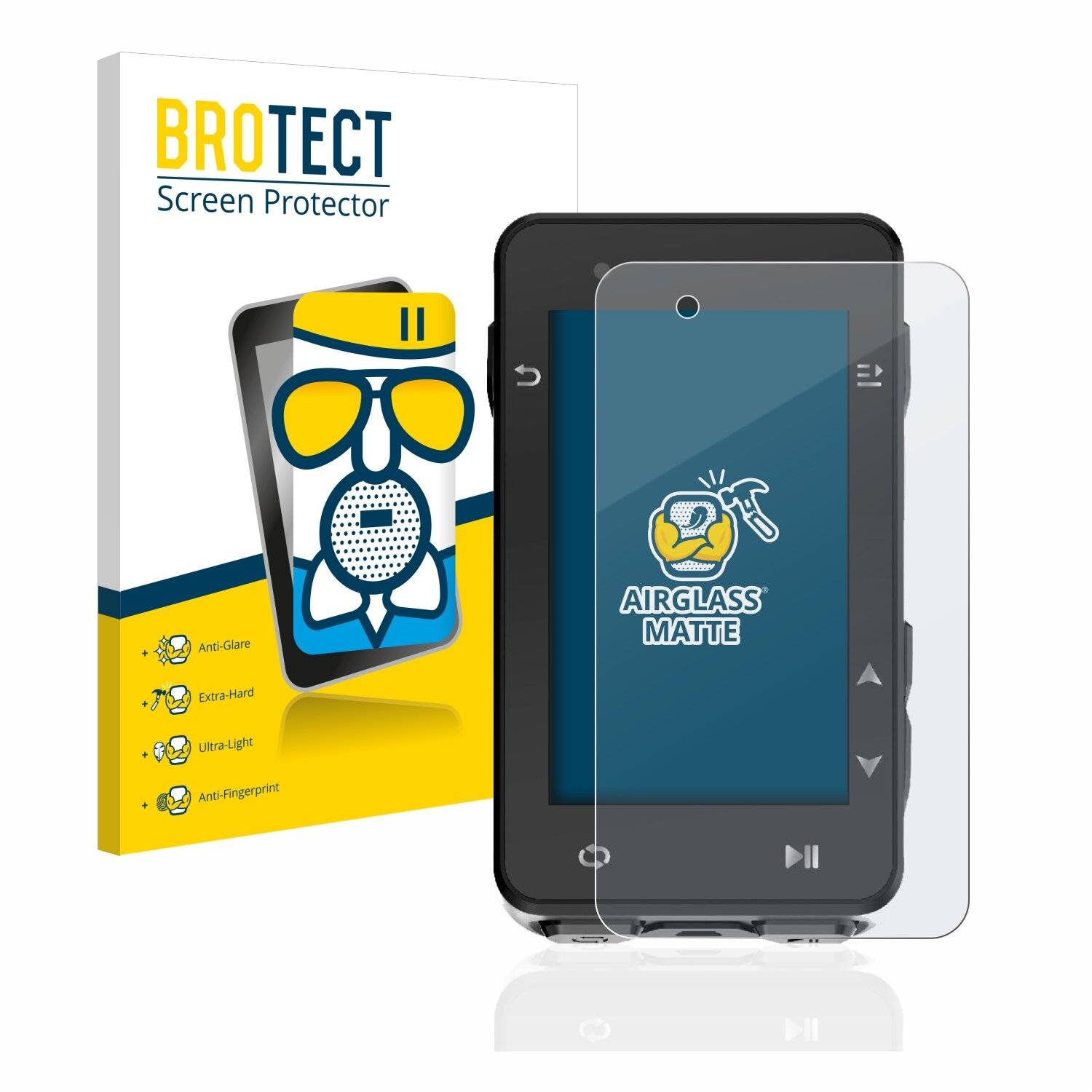BROTECT AirGlass Matte Schutzglas Folie für igpsport