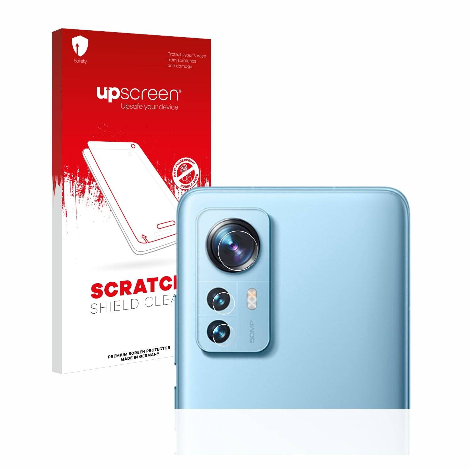 upscreen Scratch Shield Clear Premium Displayschutzfolie für Xiaomi 12X (NUR