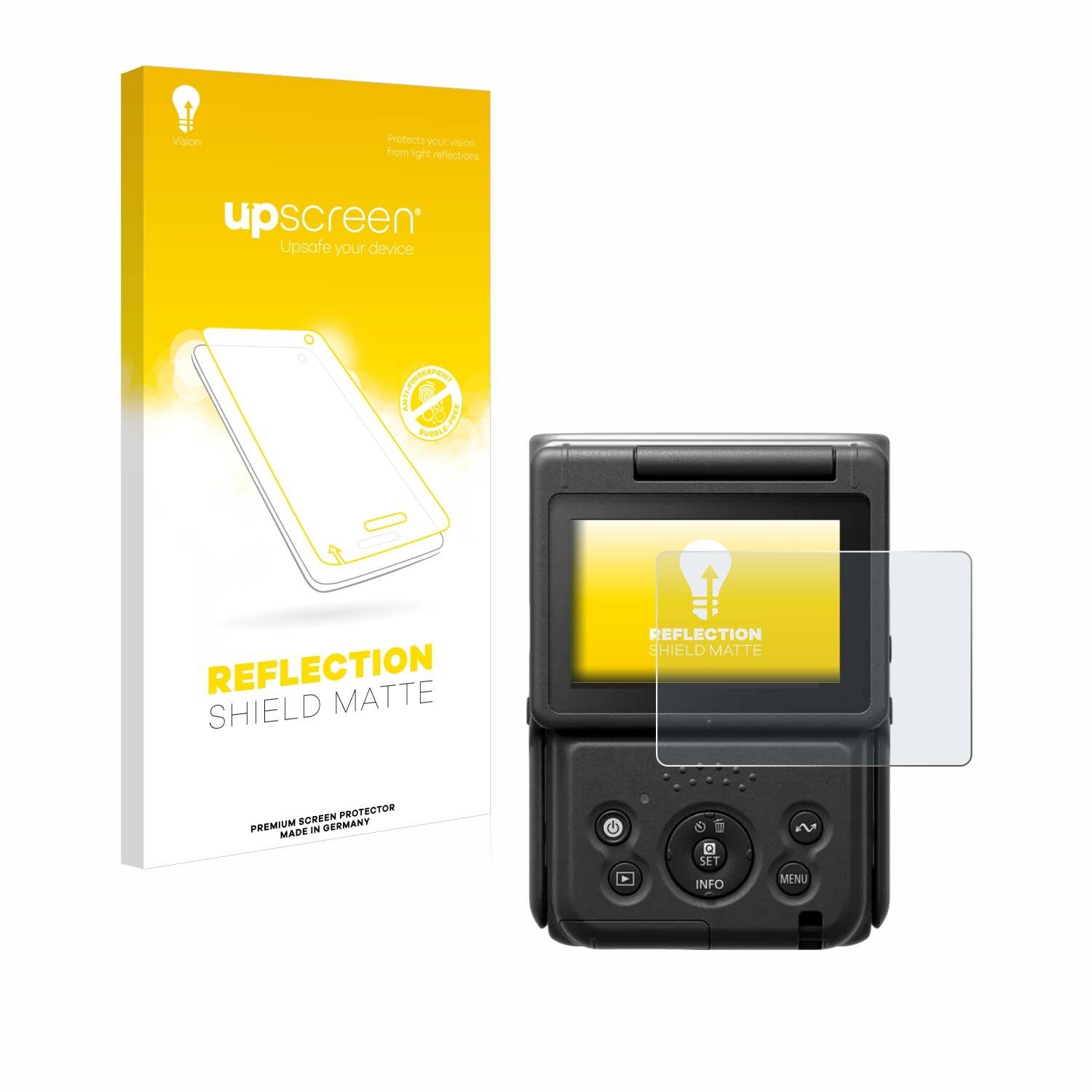 upscreen Reflection Shield Matte Premium Displayschutzfolie für Canon PowerShot