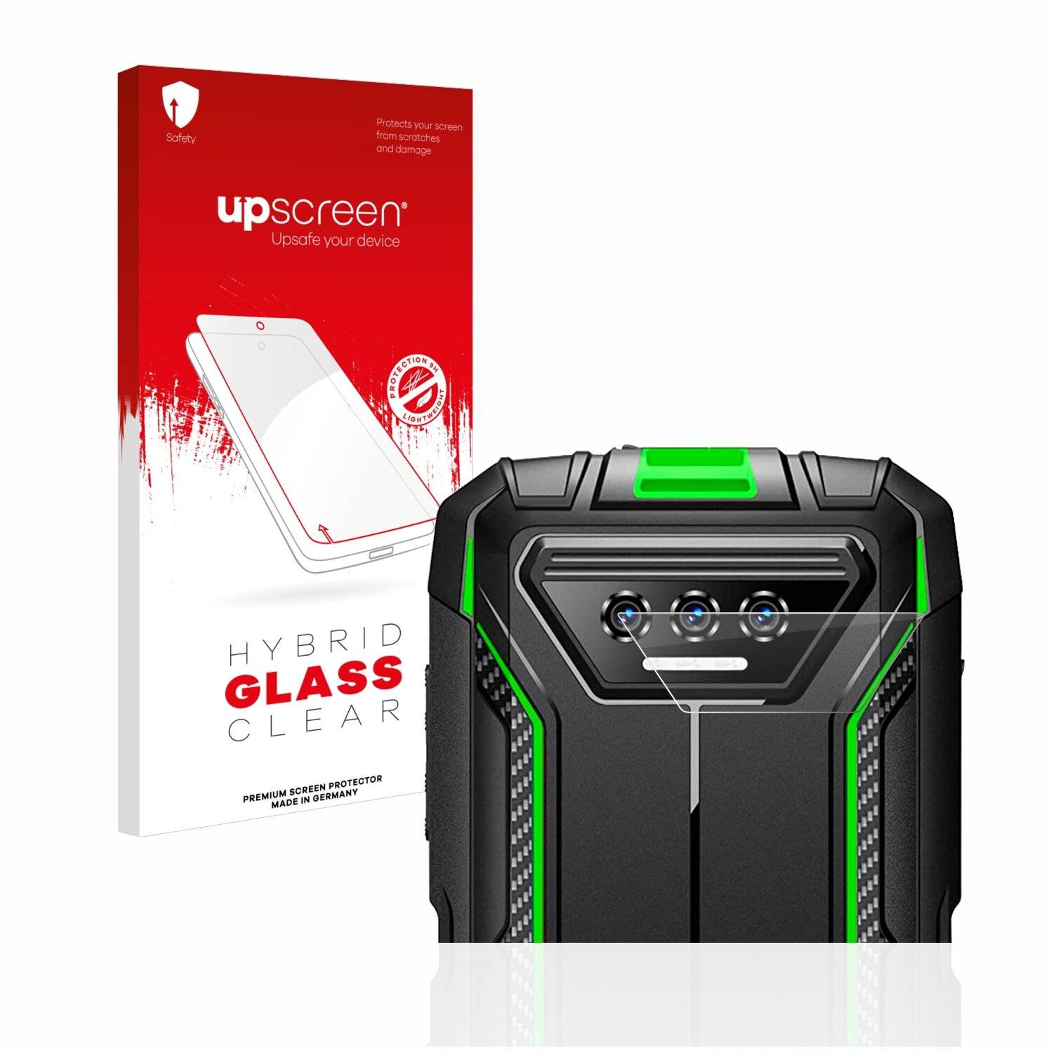upscreen Hybrid Glass Clear Premium Schutzglas Folie für Doogee S41 Pro (NUR