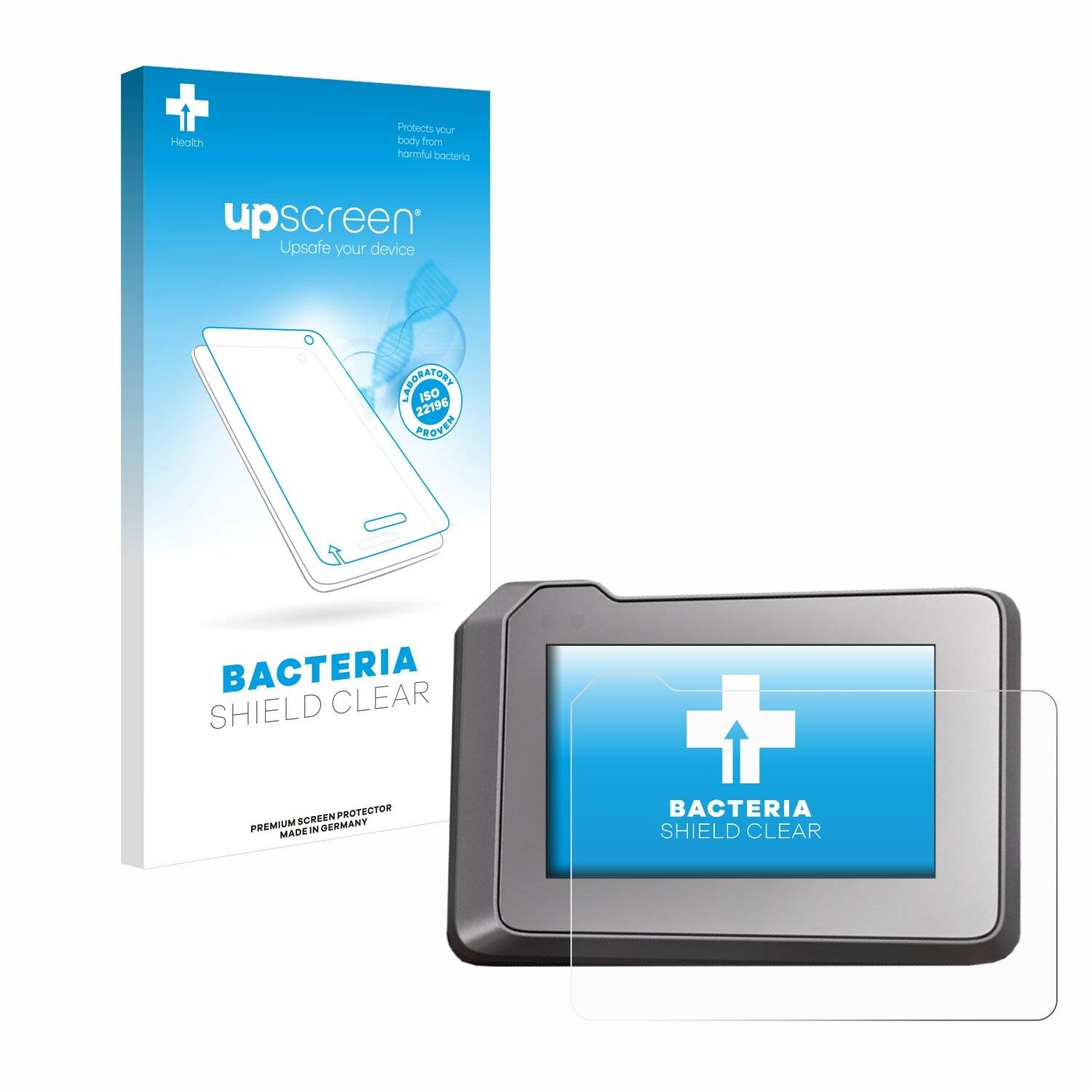 upscreen Bacteria Shield Clear Premium Antibakterielle Displayschutzfolie für KTM 1290 Super