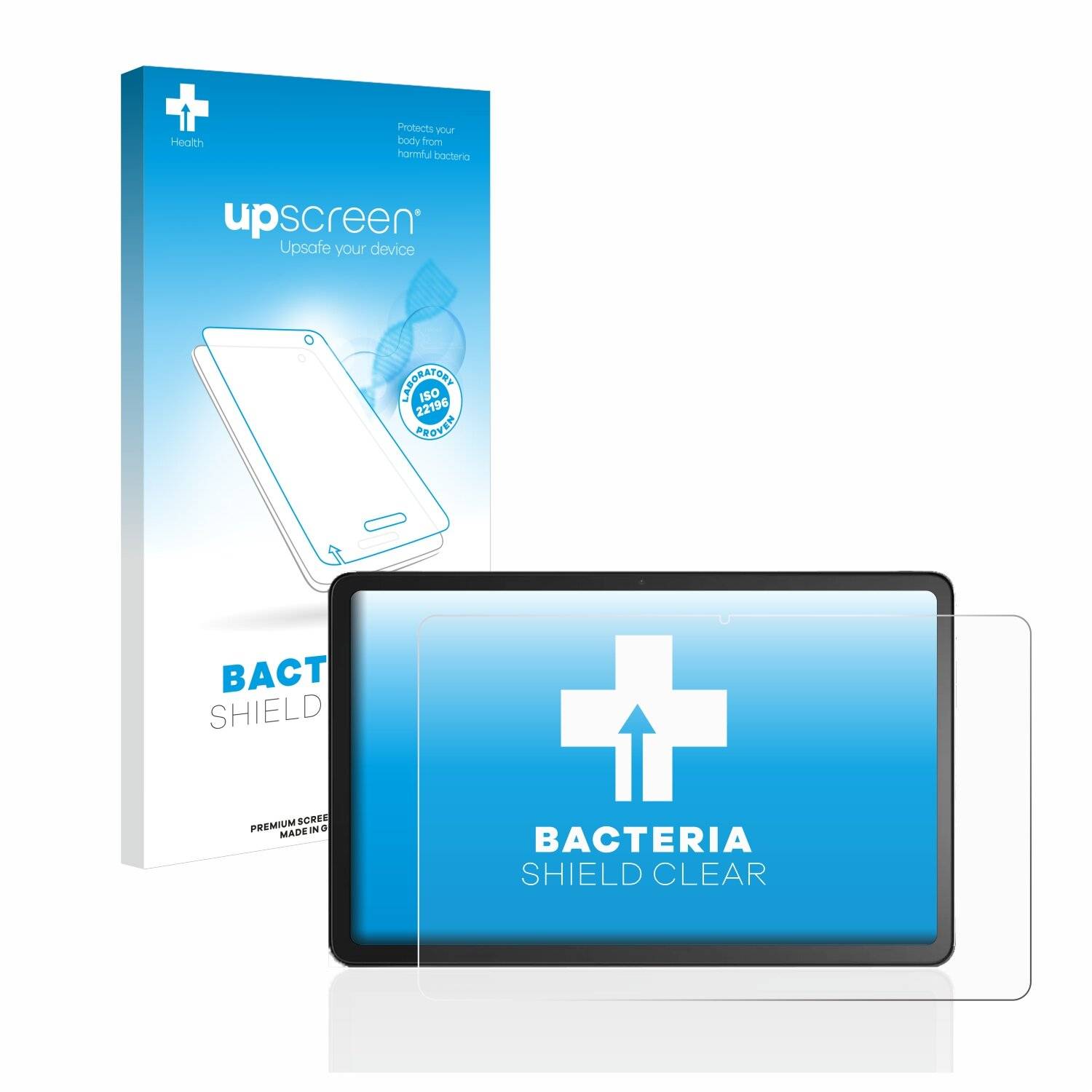 upscreen Bacteria Shield Clear Premium Antibakterielle Displayschutzfolie für Amazon Fire