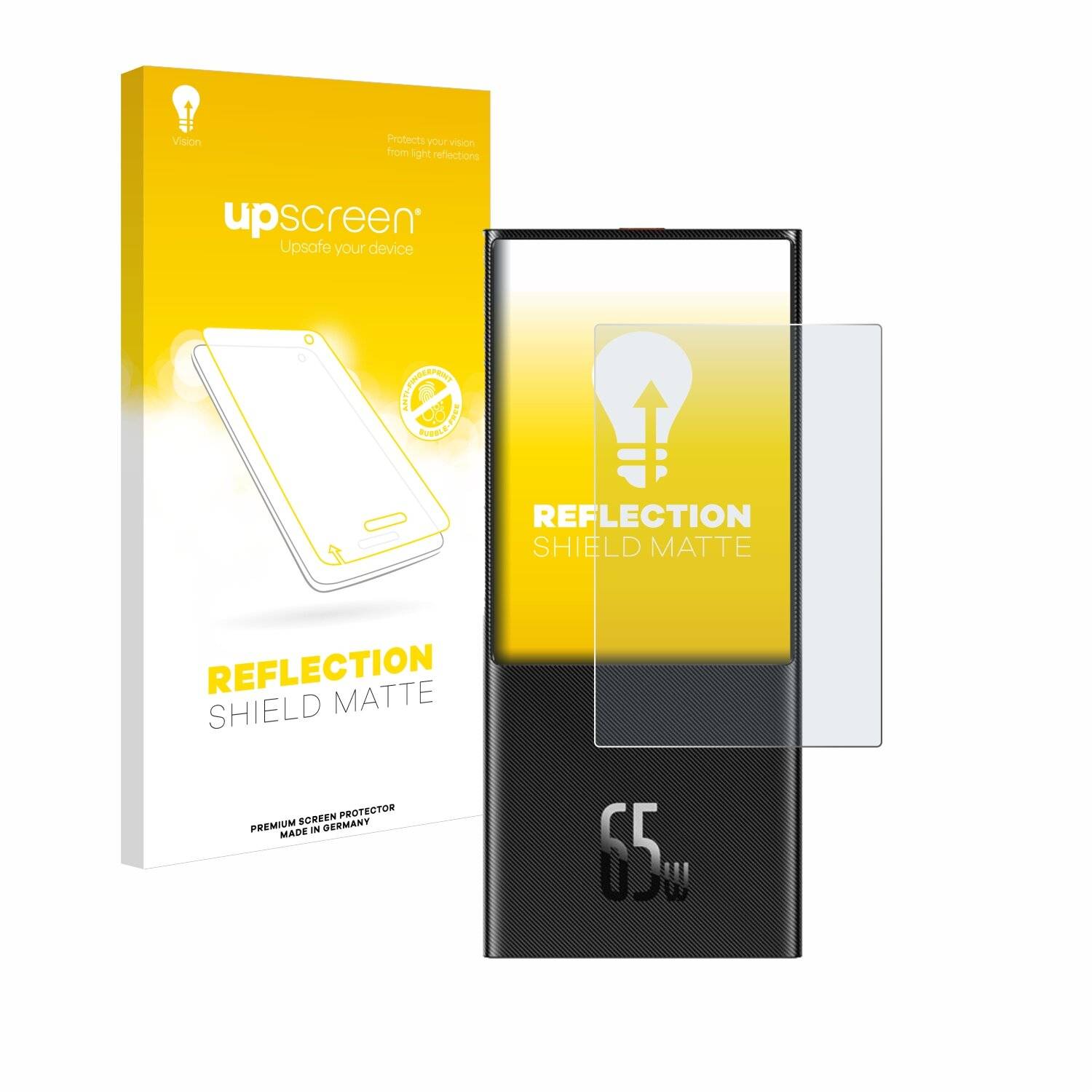 upscreen Reflection Shield Matte Premium Displayschutzfolie für Baseus