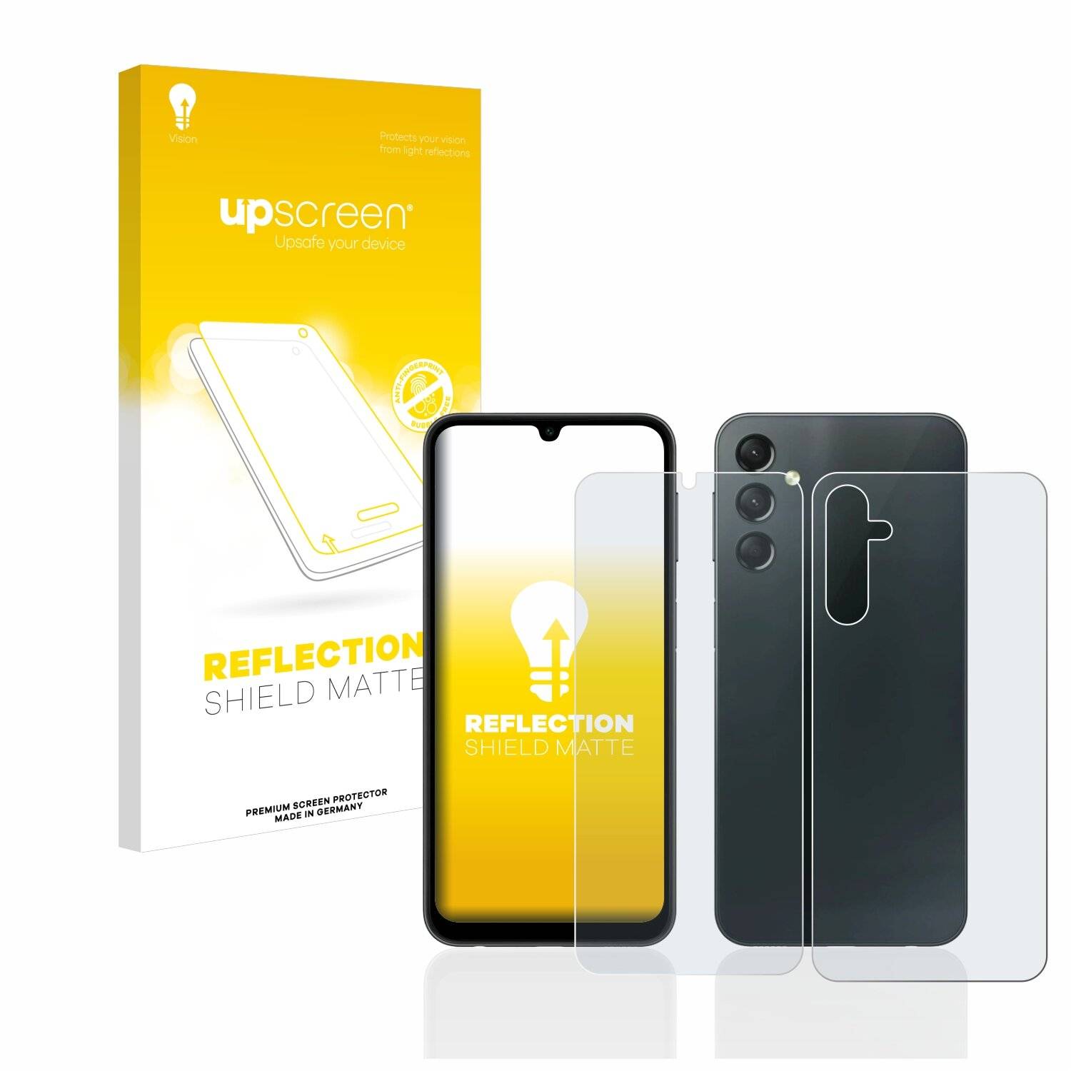 upscreen Reflection Shield Matte Premium Displayschutzfolie für Samsung Galaxy A24 4G