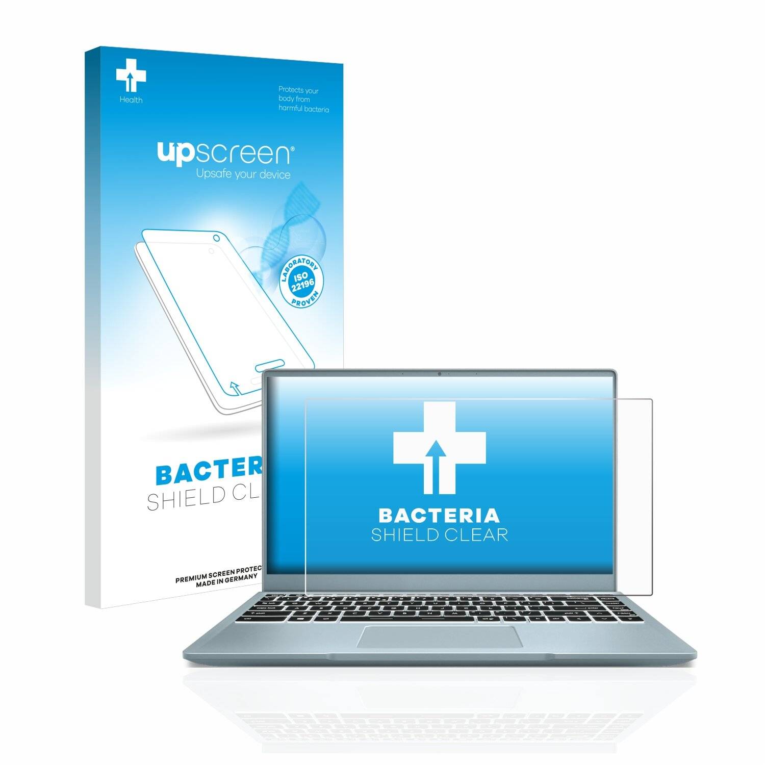 upscreen Bacteria Shield Clear Premium Antibakterielle Displayschutzfolie für MSI Modern