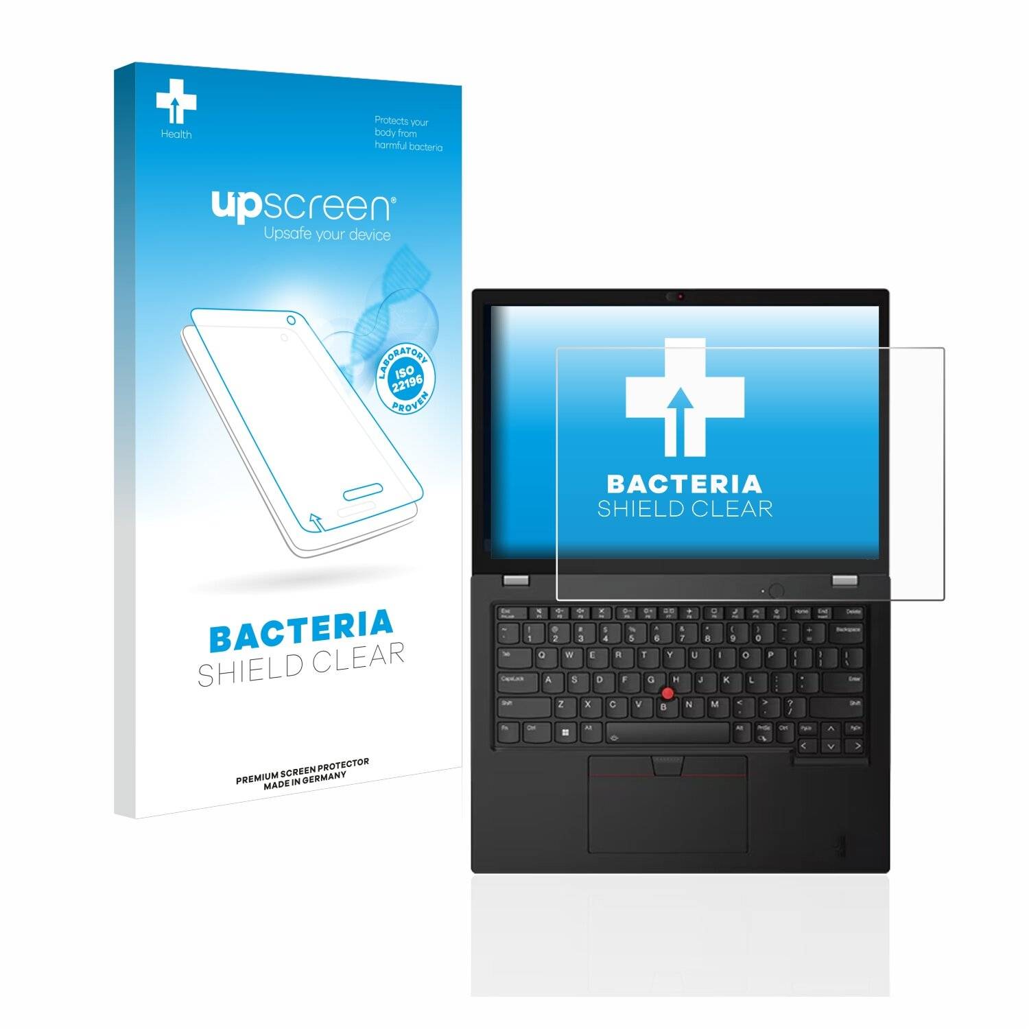 upscreen Bacteria Shield Clear Premium Antibakterielle Displayschutzfolie für Lenovo