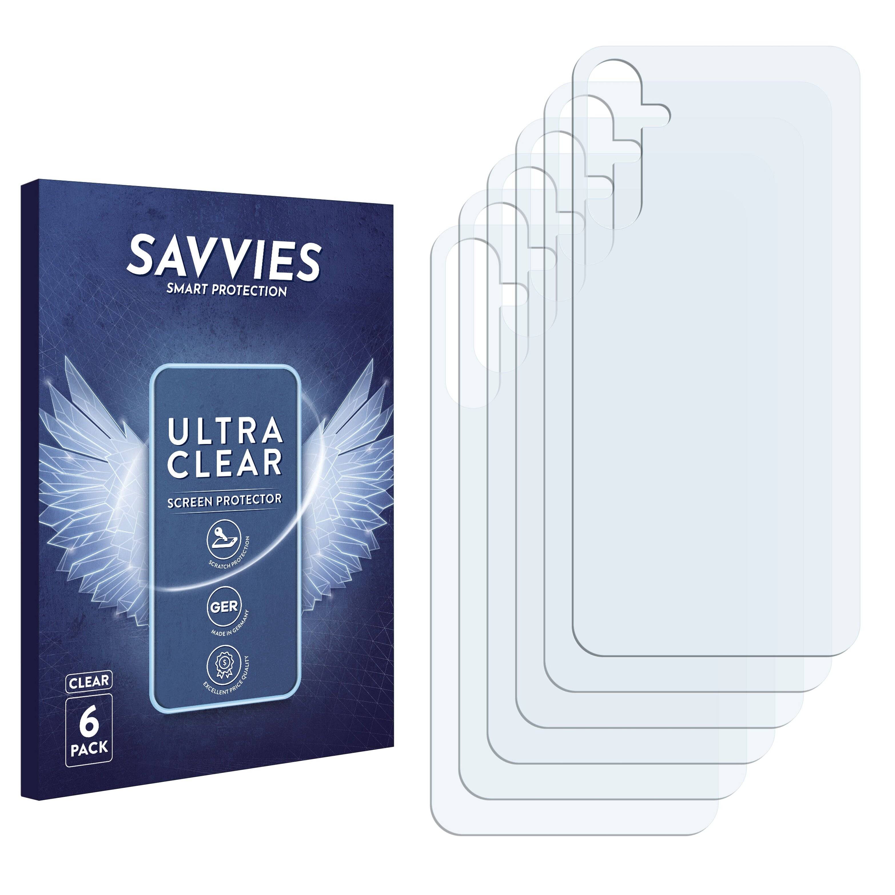 6x Savvies SU75 Displayschutzfolie für Samsung Galaxy A34 5G
