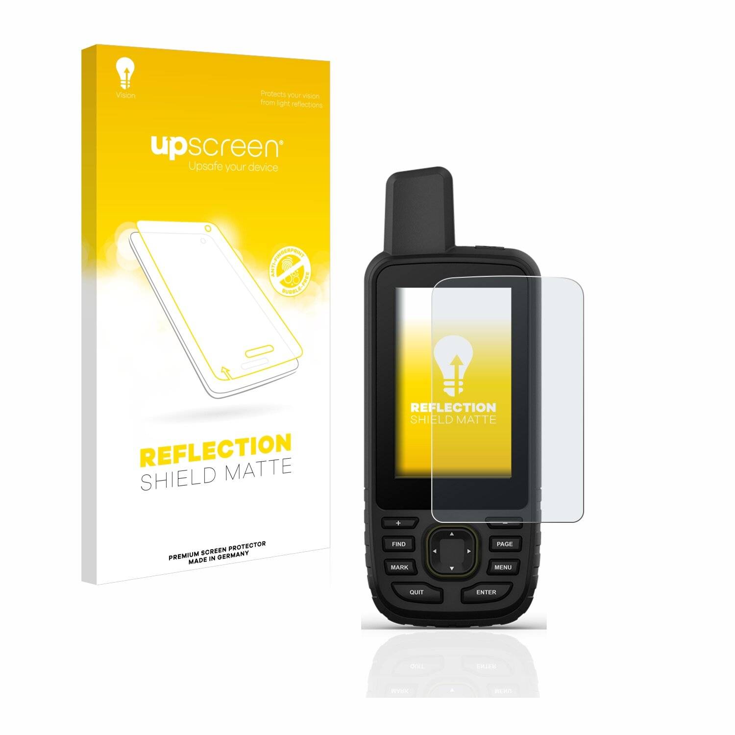 upscreen Reflection Shield Matte Premium Displayschutzfolie für Garmin GPSMAP