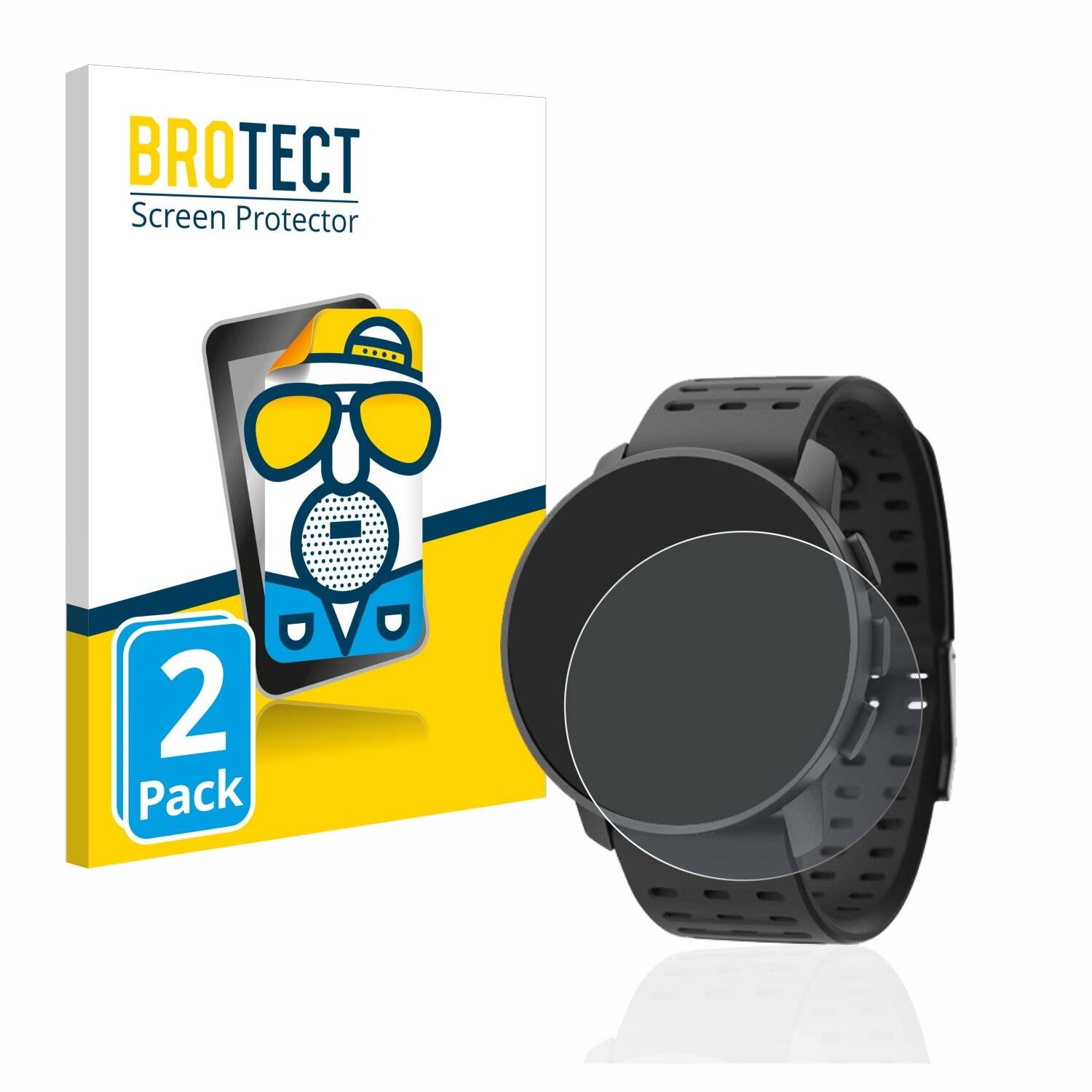 2x BROTECT Matte Displayschutzfolie für Suunto 9 Peak Pro - Entspiegelt,
