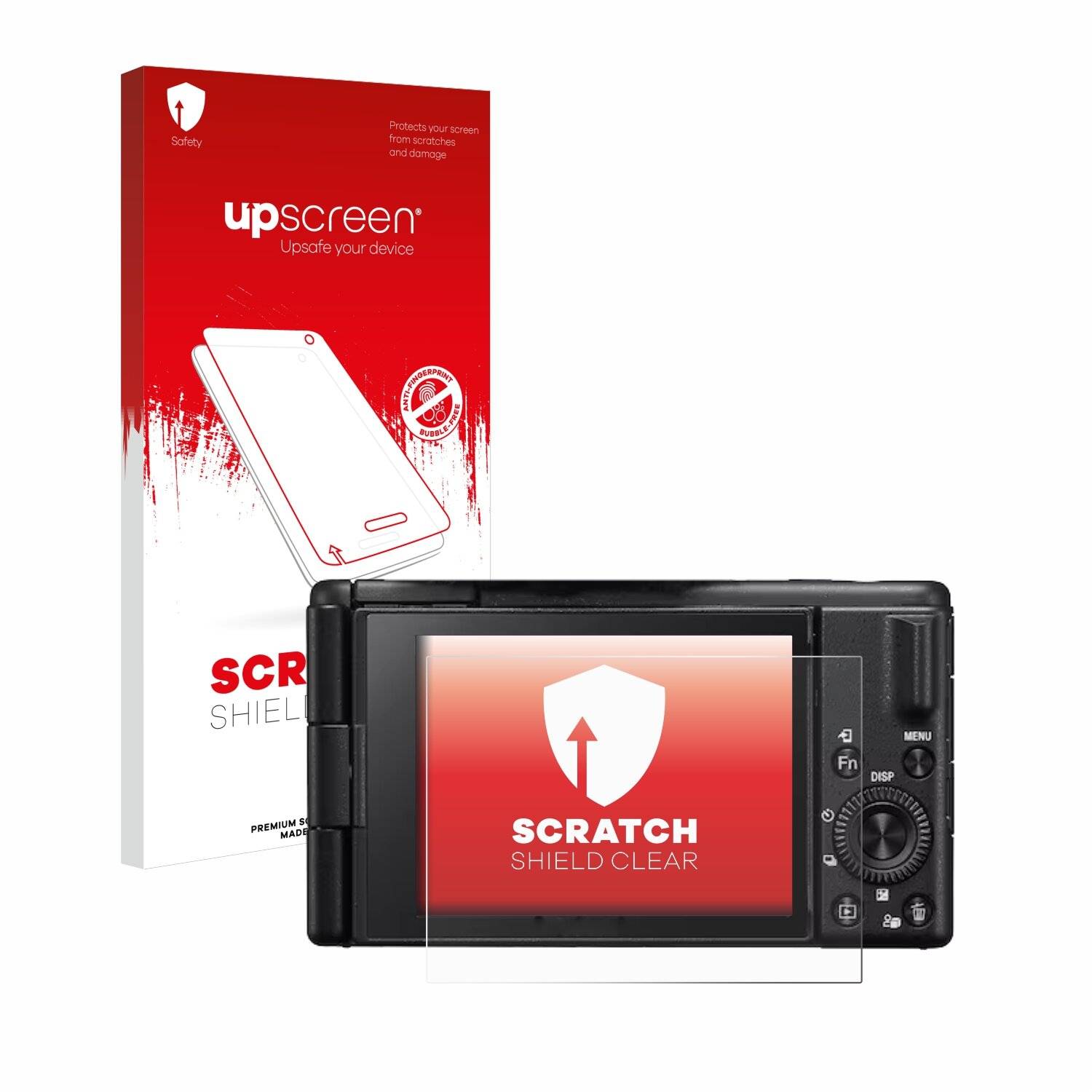 upscreen Scratch Shield Clear Premium Displayschutzfolie für Sony ZV-1 II