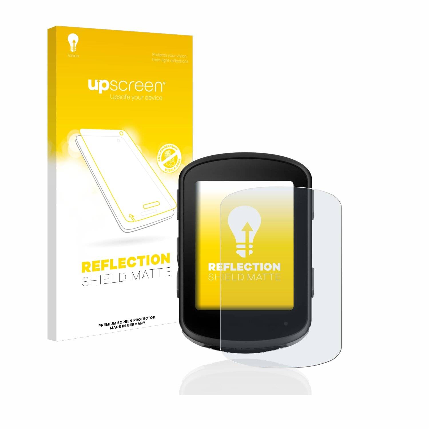upscreen Reflection Shield Matte Premium Displayschutzfolie für Garmin Edge