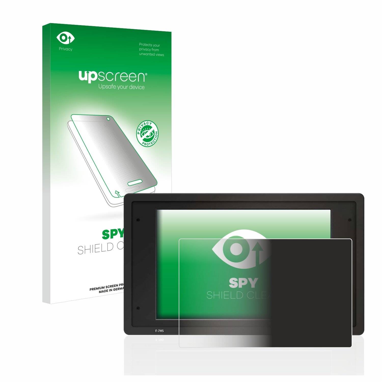 upscreen Spy Shield Clear Premium Blickschutzfolie für TVlogic