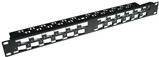 ACT 24 Port Keystone jack 45 degrees patch panel without connectors