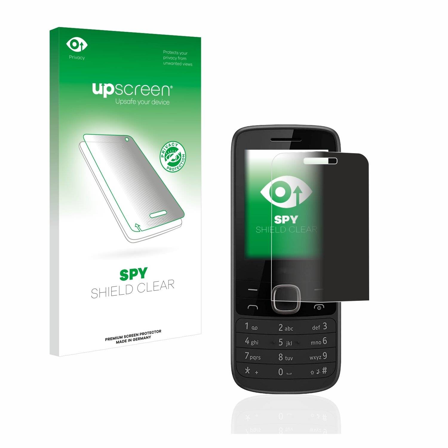 upscreen Spy Shield Clear Premium Blickschutzfolie für Nokia