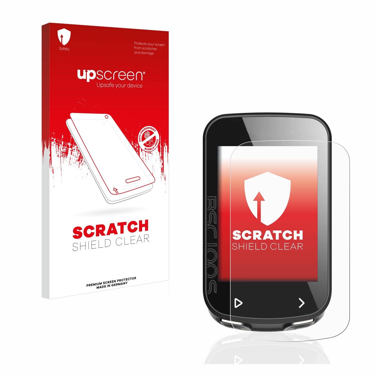 upscreen Scratch Shield Clear Premium Displayschutzfolie für igpsport