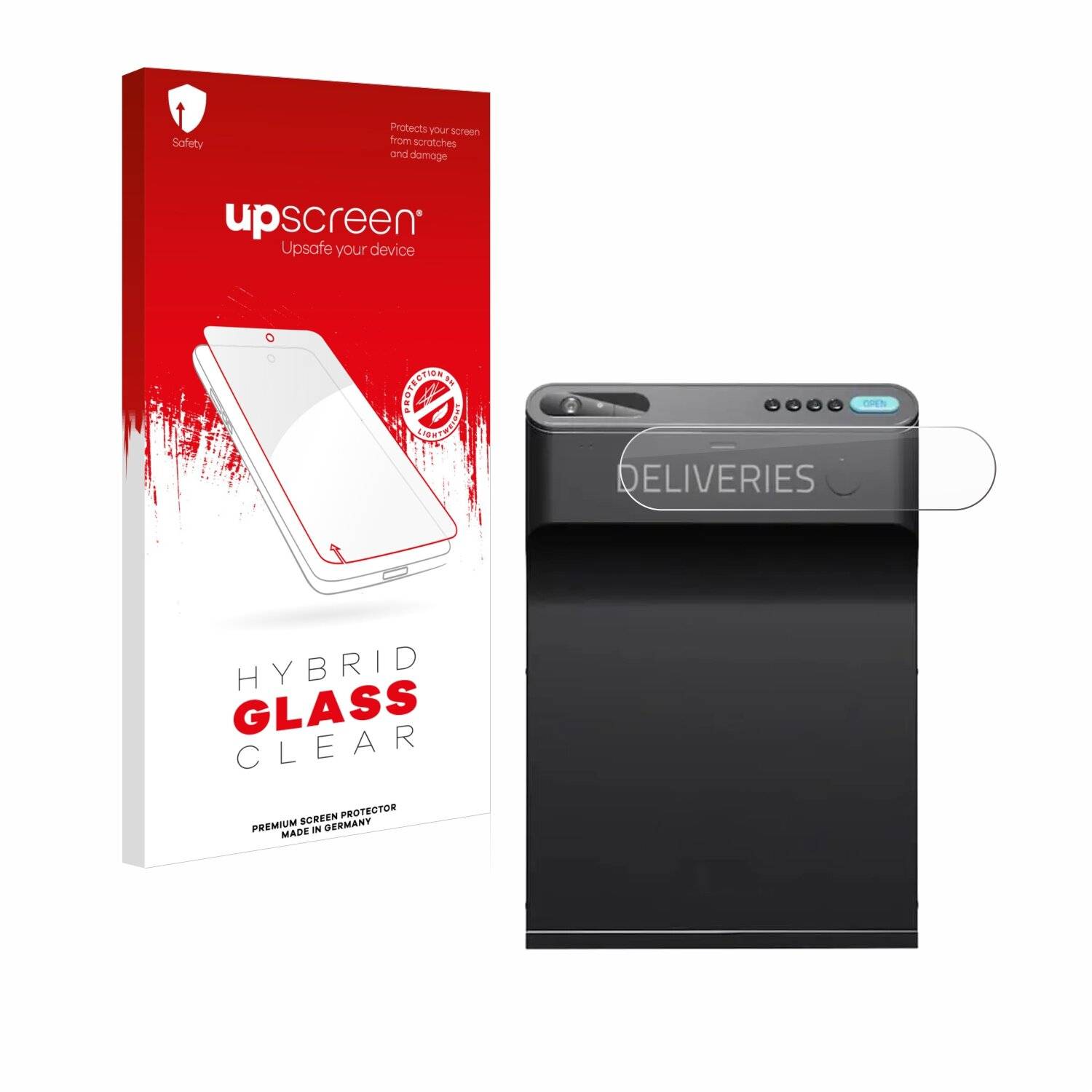 upscreen Hybrid Glass Clear Premium Schutzglas Folie für eufy