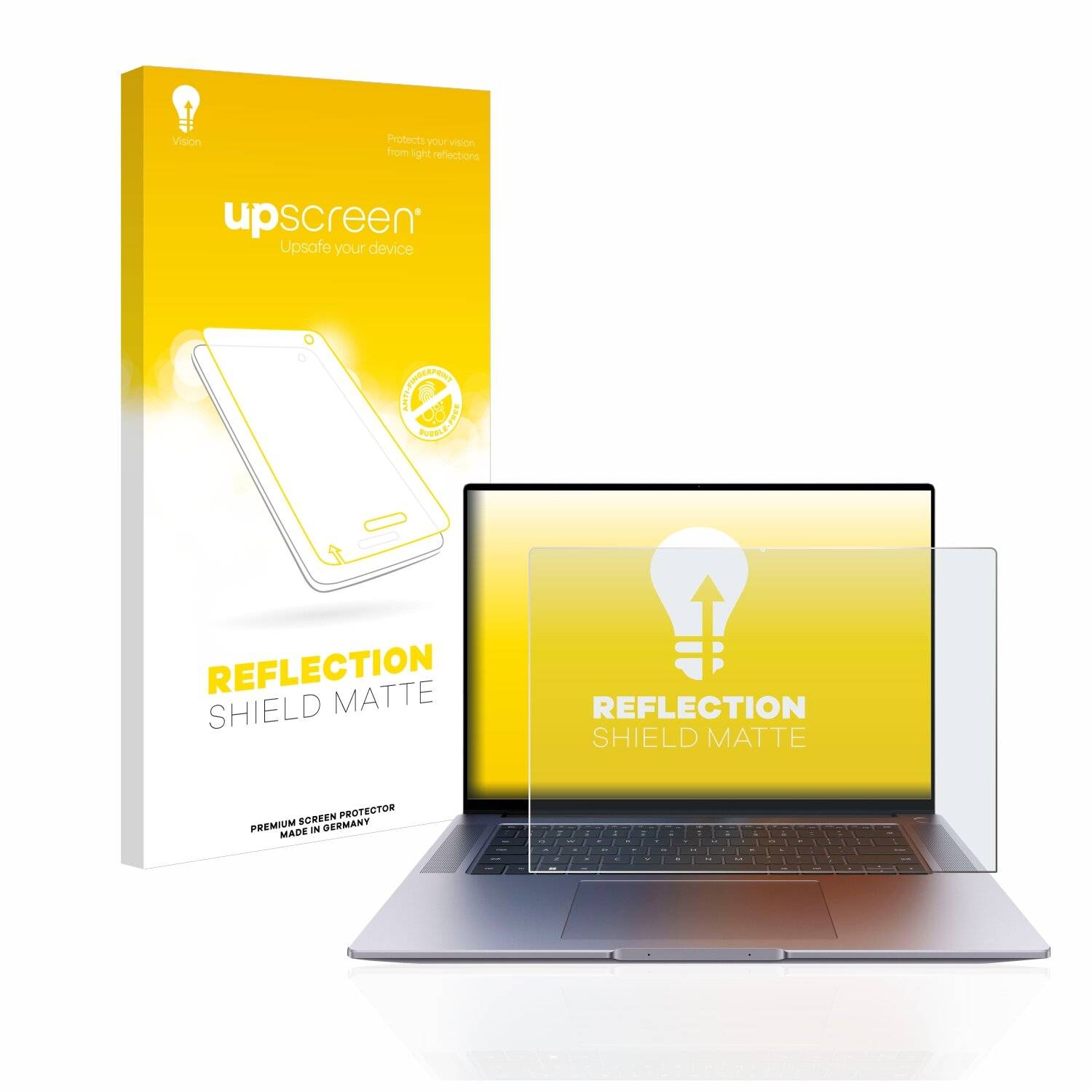 upscreen Reflection Shield Matte Premium Displayschutzfolie für Huawei MateBook 16s