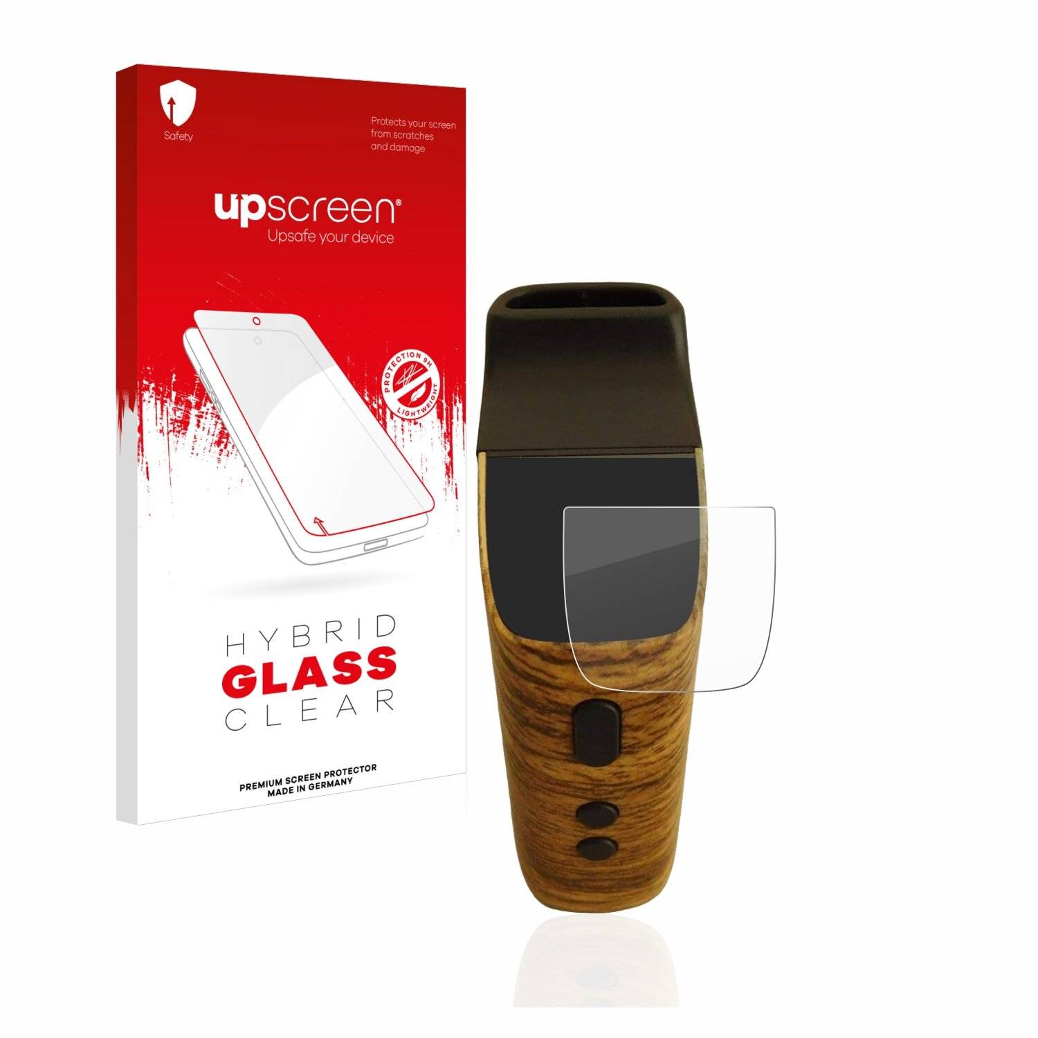 upscreen Hybrid Glass Clear Premium Schutzglas Folie für Wolkenkraft FENiX Mini