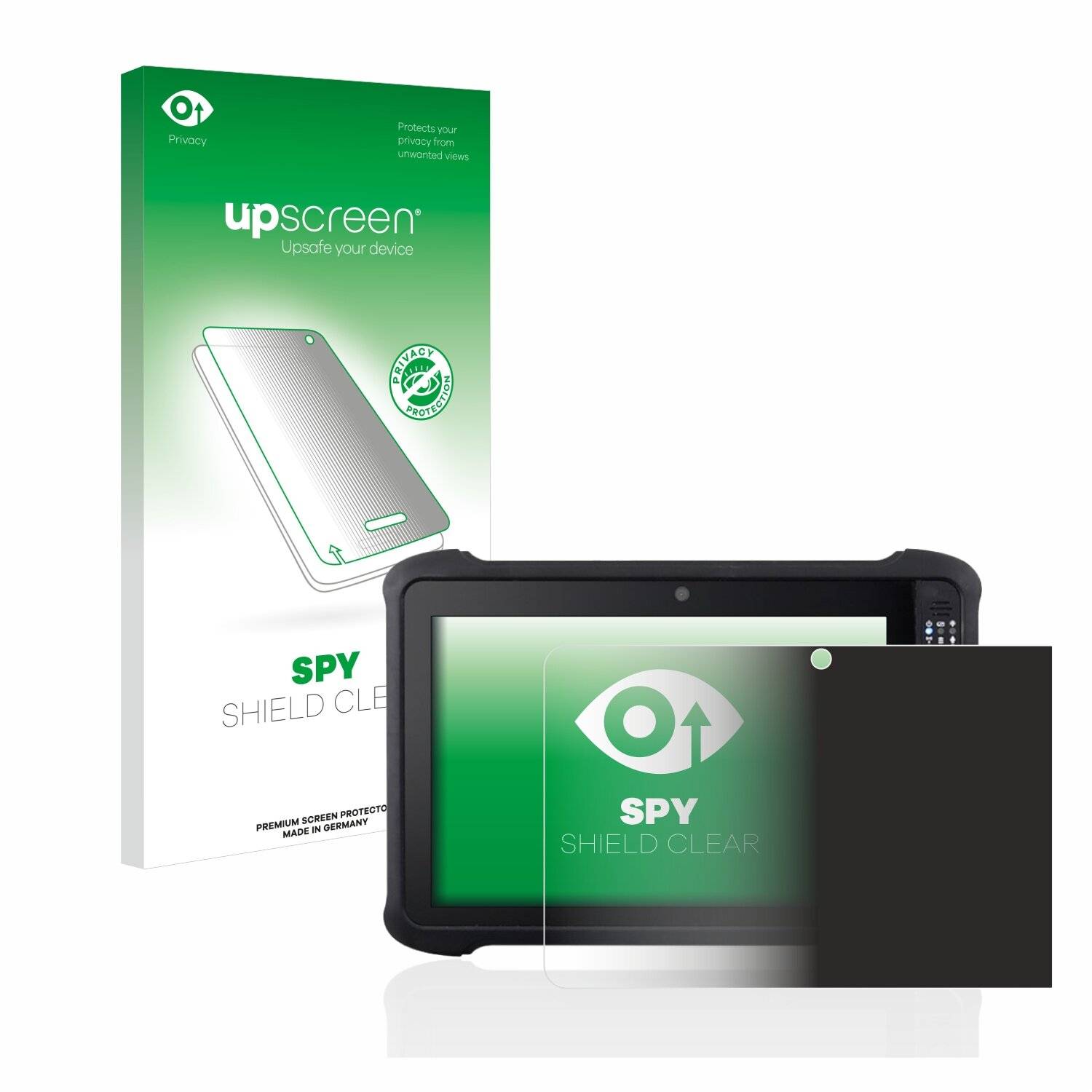 upscreen Spy Shield Clear Premium Blickschutzfolie für Winmate M900P