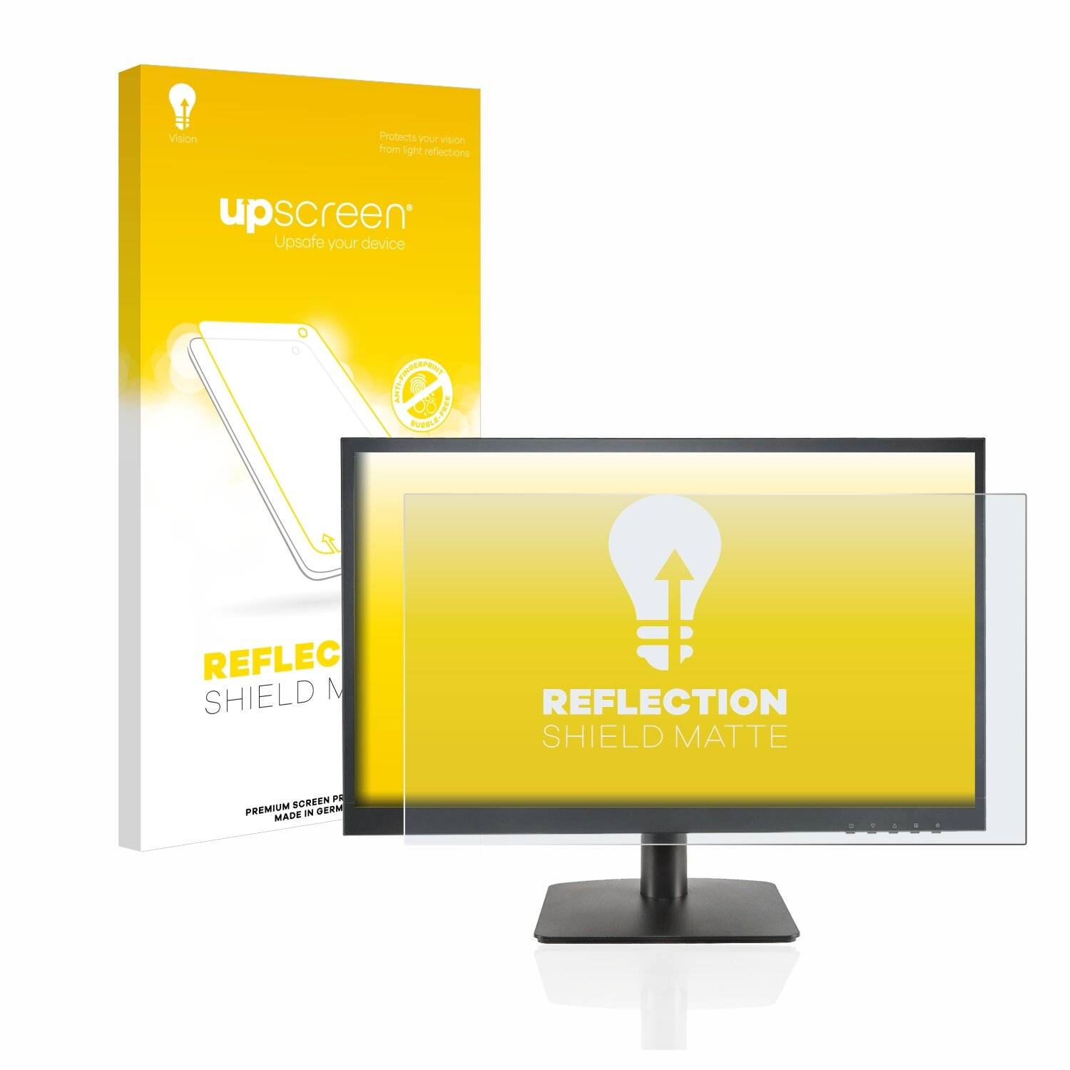upscreen Reflection Shield Matte Premium Displayschutzfolie für Wortmann Terra LED