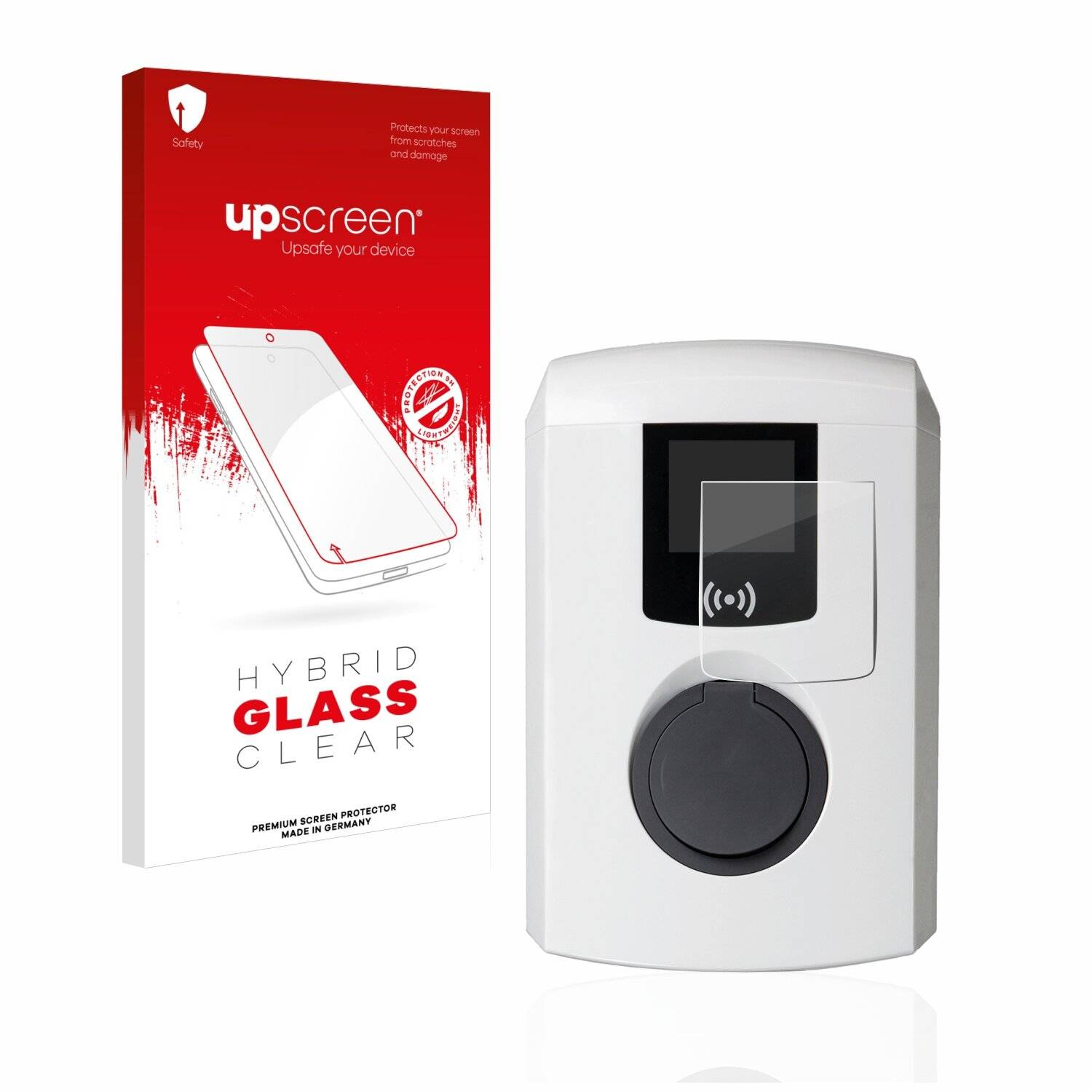 upscreen Hybrid Glass Clear Premium Schutzglas Folie für Alfen Eve Single