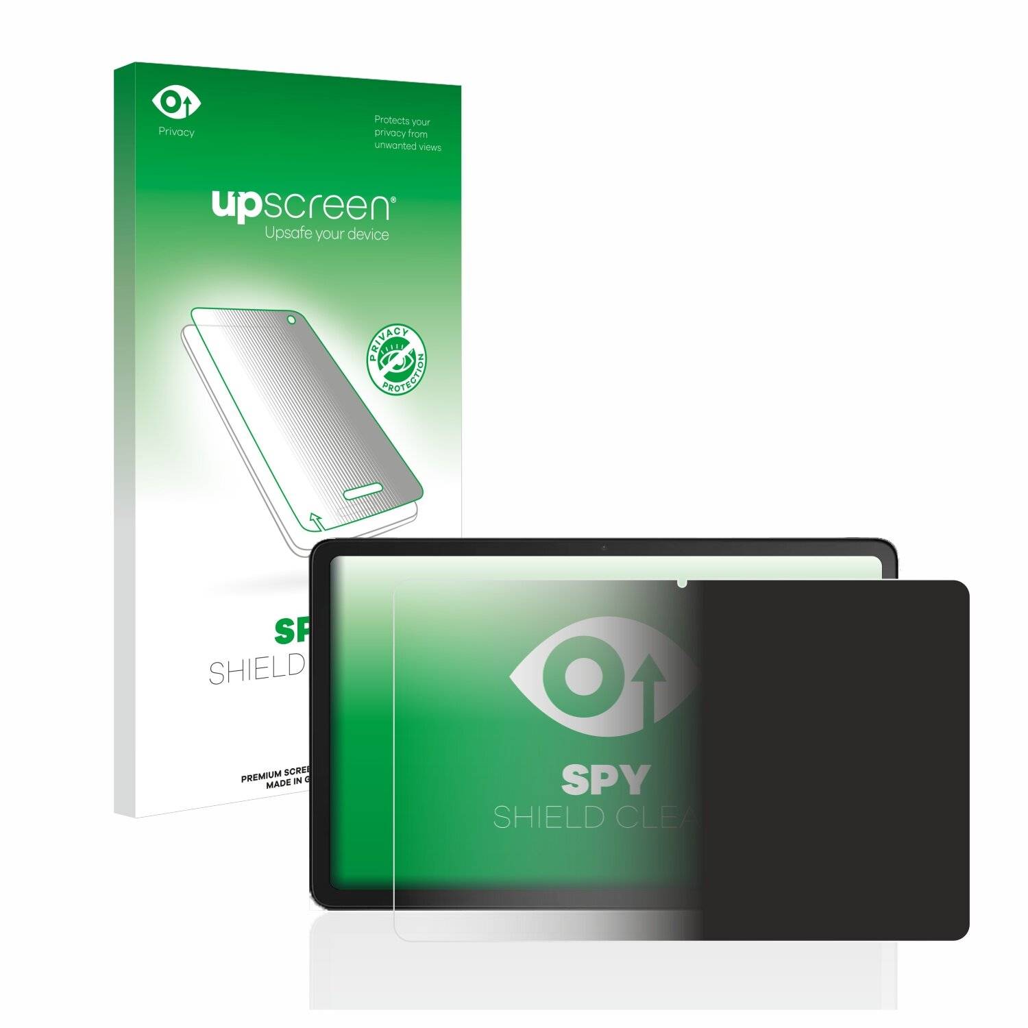 upscreen Spy Shield Clear Premium Blickschutzfolie für Amazon Fire Max