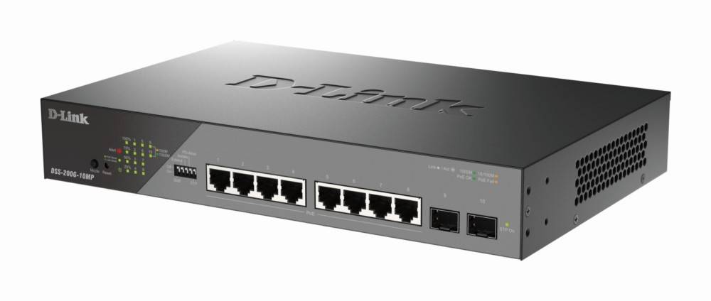 DLink Deutschland 10-Port Gigabit Switch DSS-200G-10MP/E