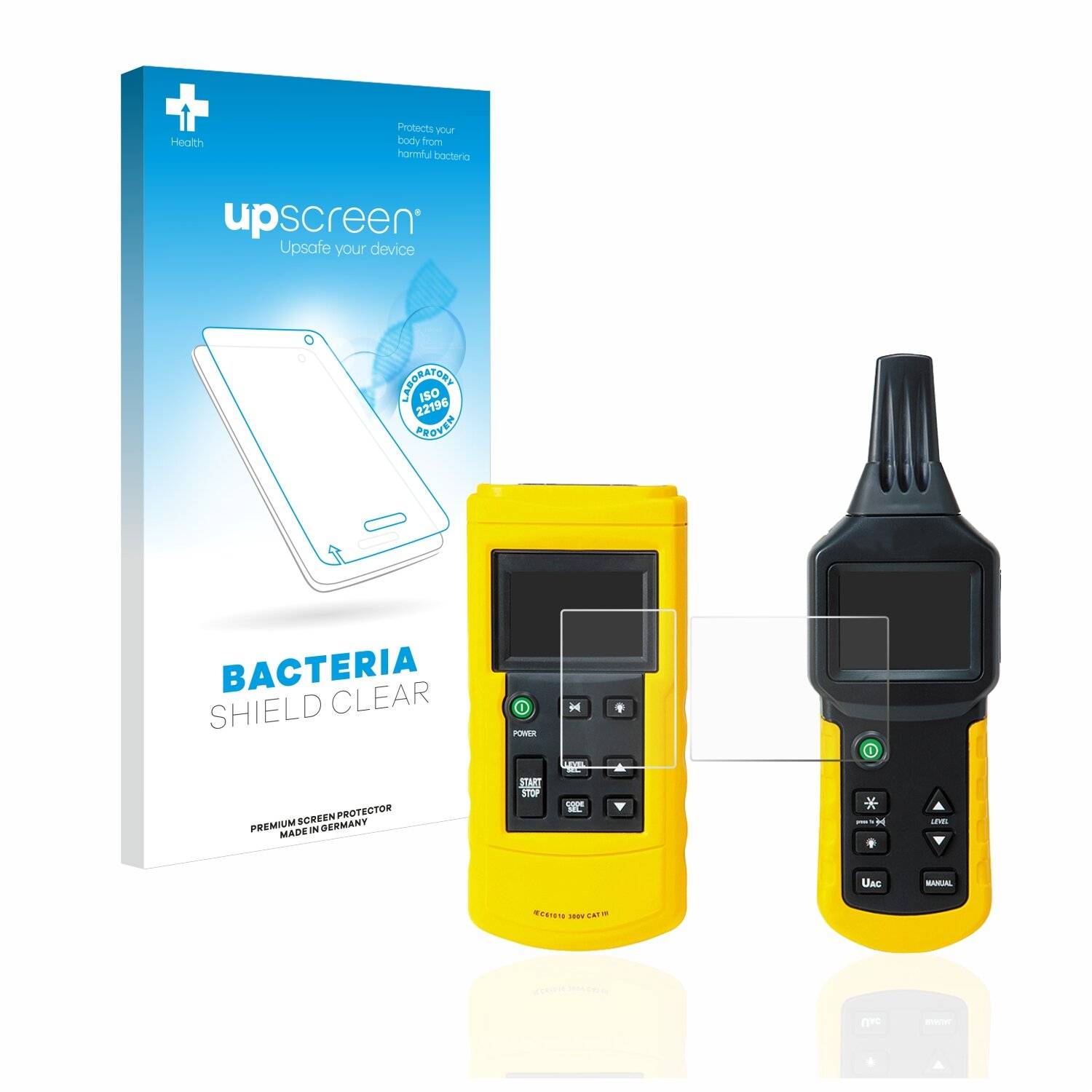 upscreen Bacteria Shield Clear Premium Antibakterielle Displayschutzfolie für Chauvin Arnoux