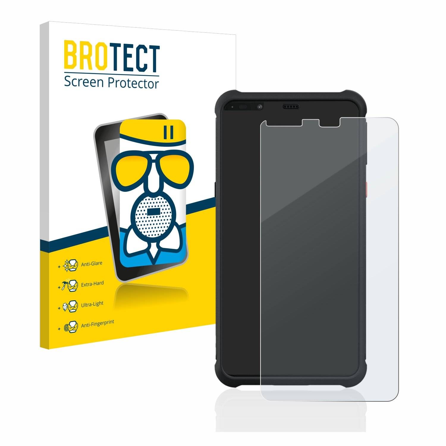 BROTECT AirGlass Matte Schutzglas Folie für Bartec Pixavi