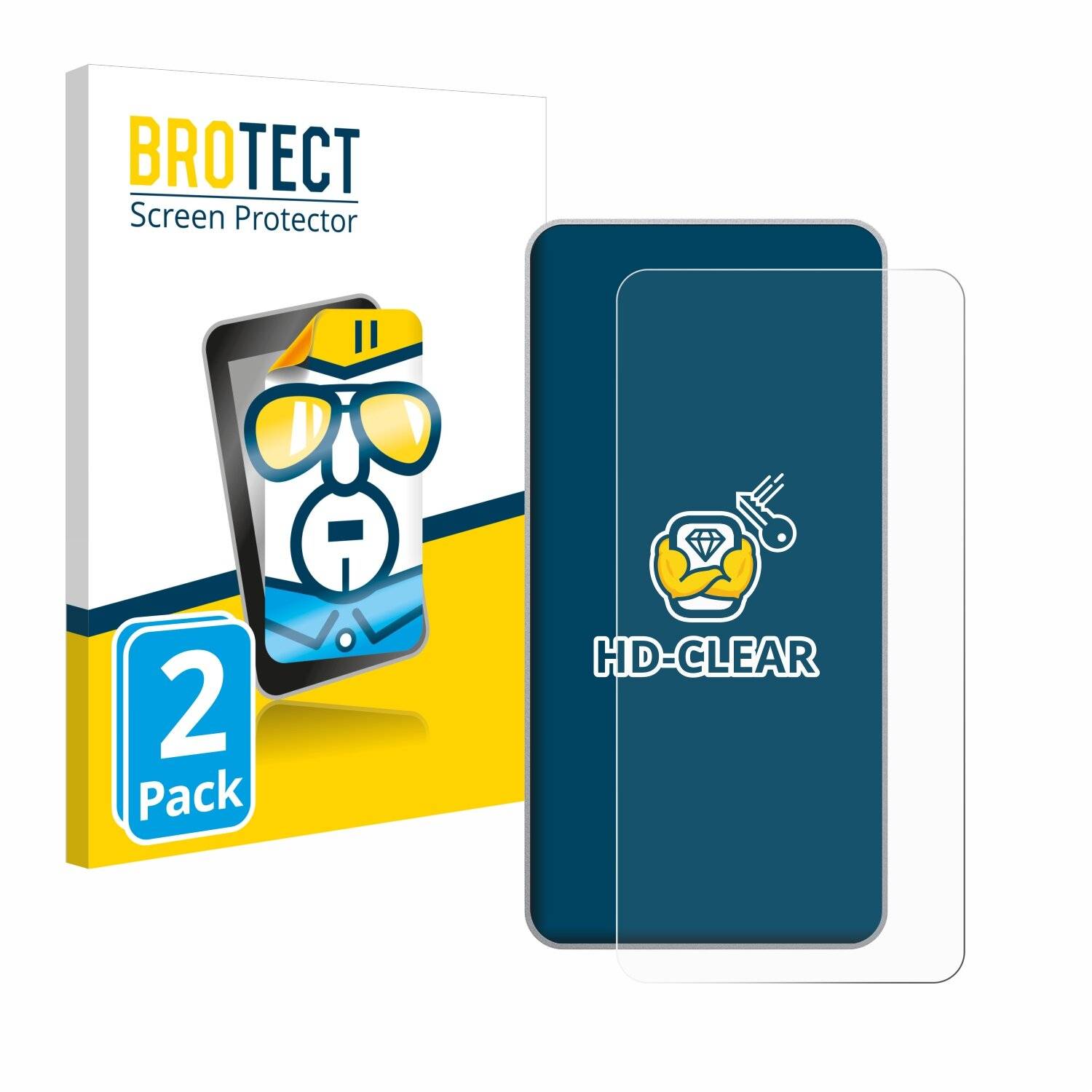 2x BROTECT HD-Clear Displayschutzfolie für Dormakaba