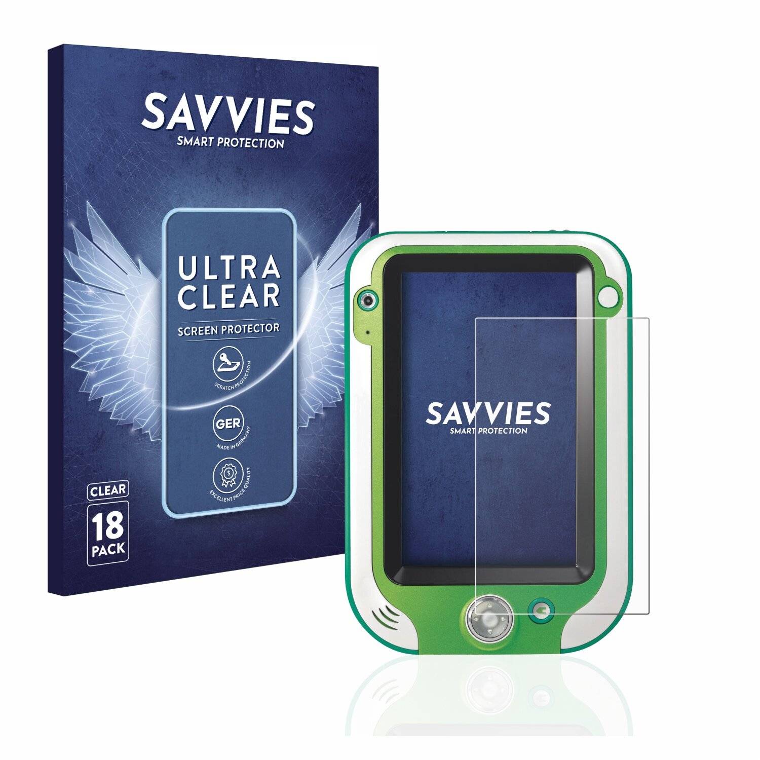 18x Savvies SU75 Displayschutzfolie für LeapFrog LeapPad XDi