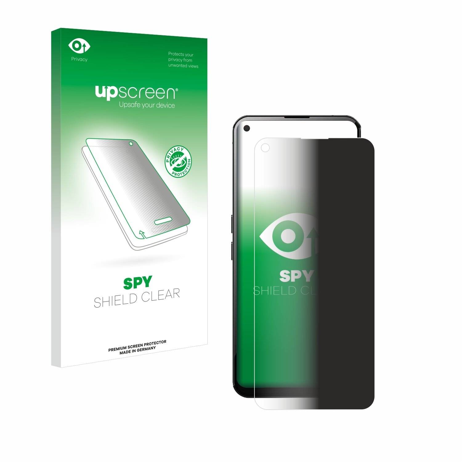 upscreen Spy Shield Clear Premium Blickschutzfolie für Unihertz
